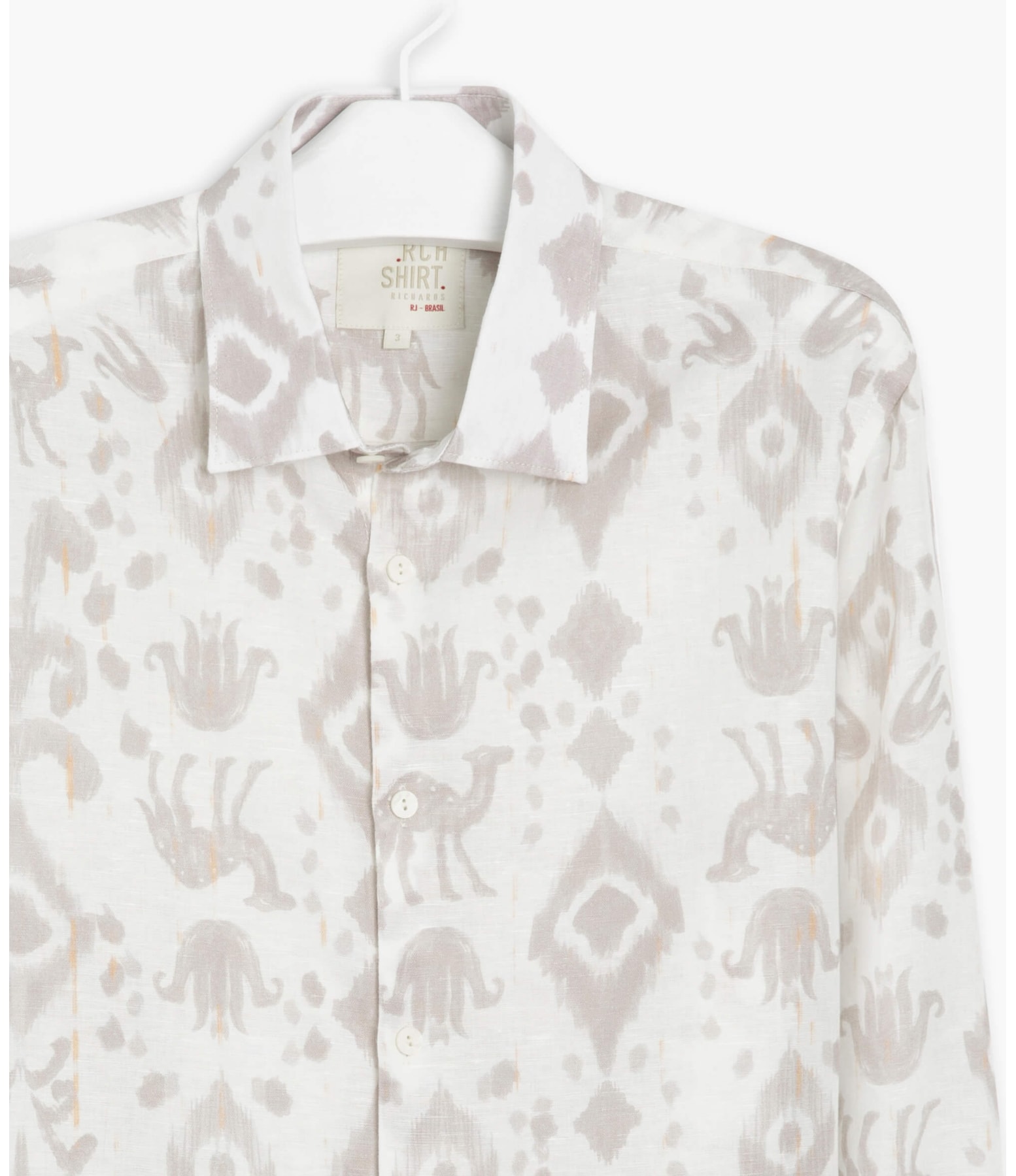 Camisa Linho  Camel Sandy