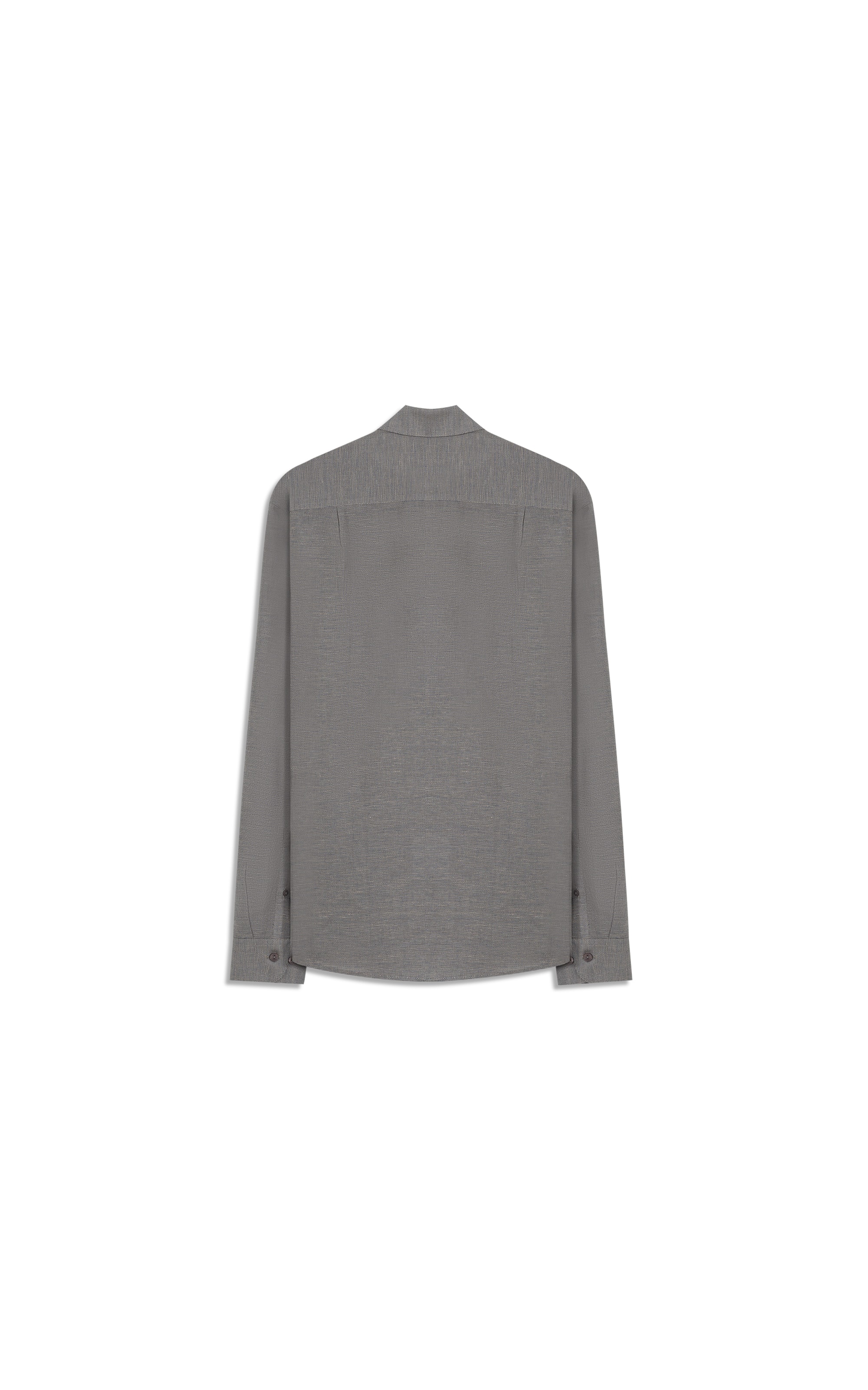Camisa Linho  Carlos Ml Tabaco