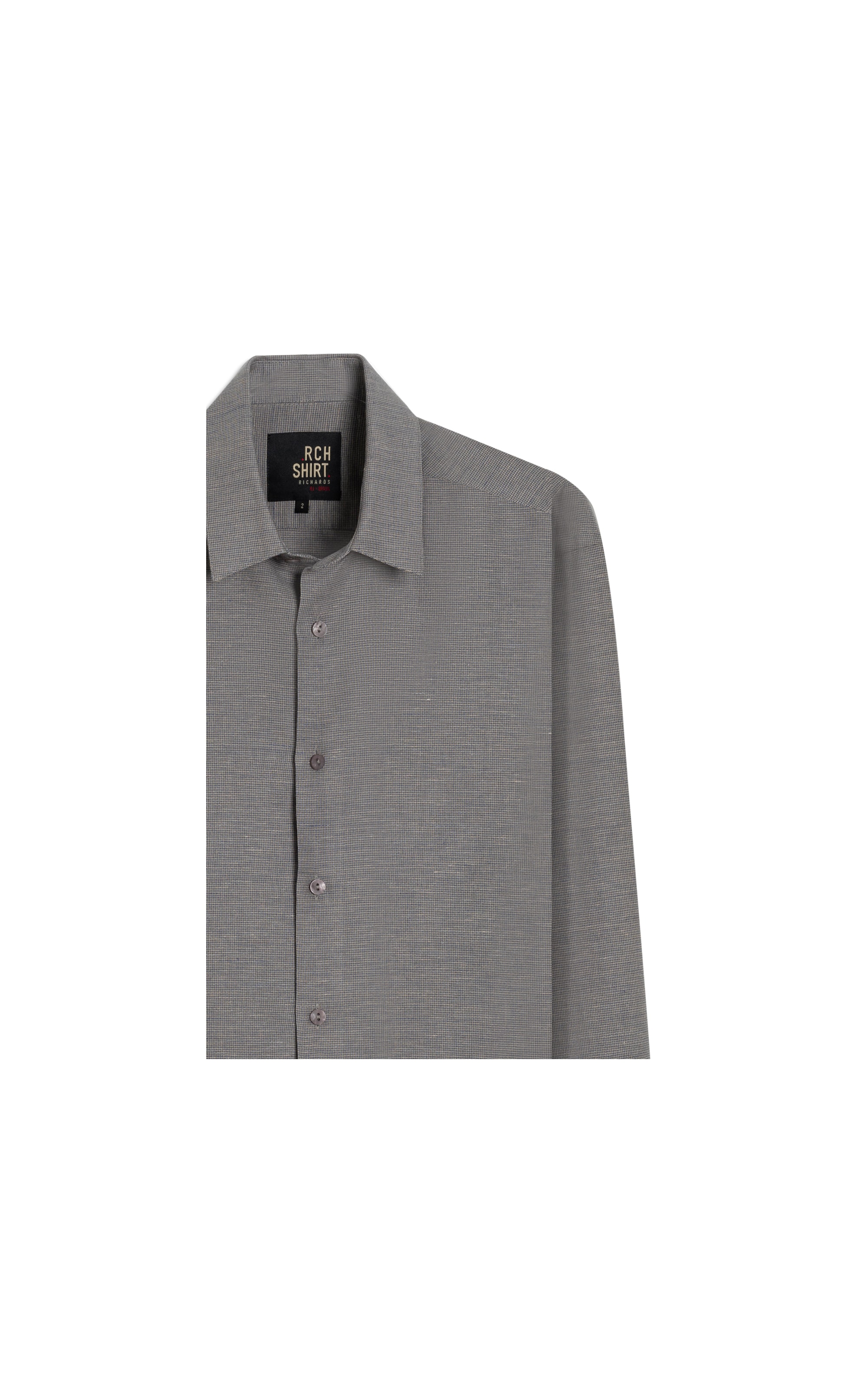 Camisa Linho  Carlos Ml Tabaco