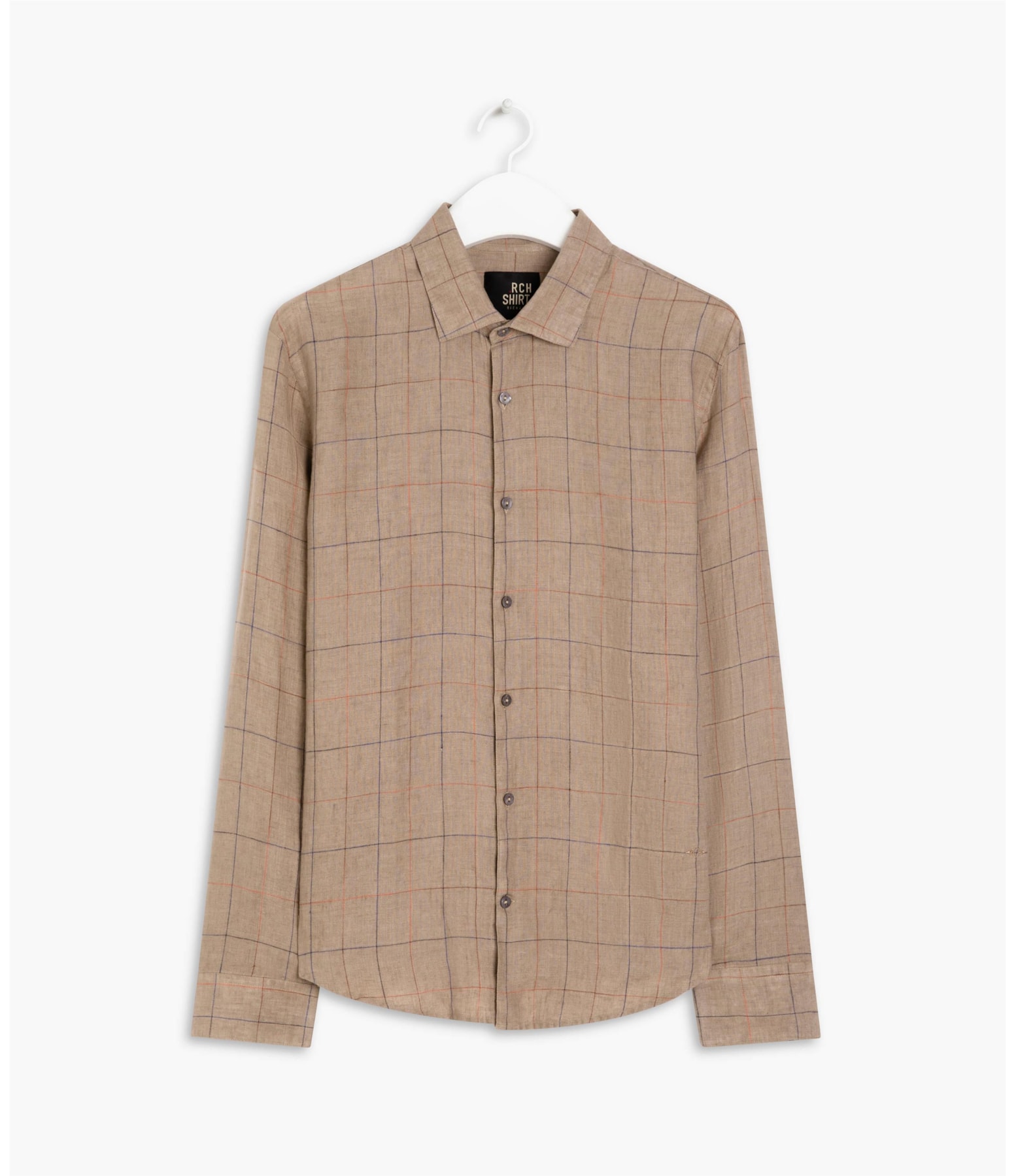 Camisa Linho  Cassio Marrom