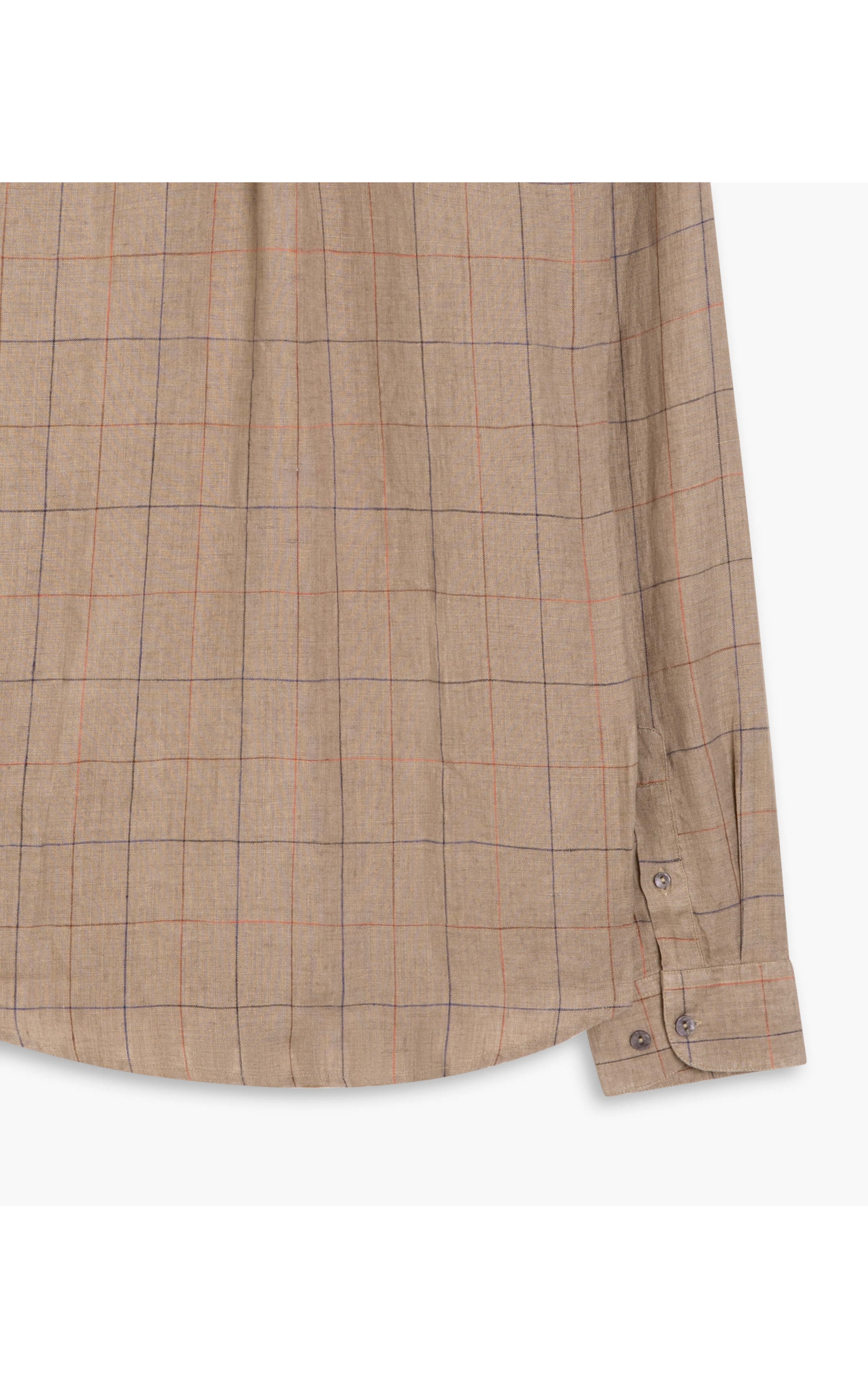 Camisa Linho  Cassio Marrom