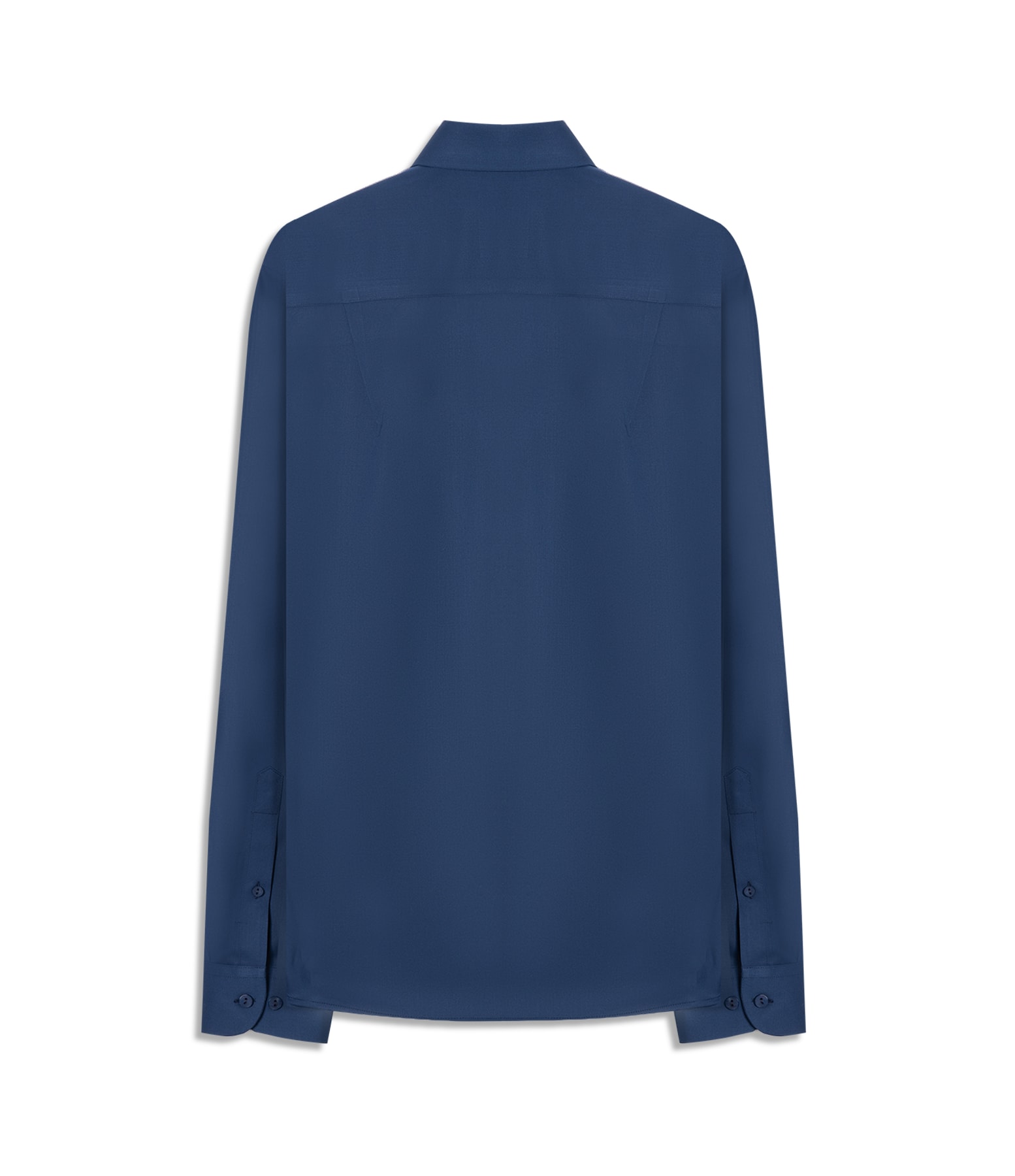 Camisa Linho Cetim Modal Marinho