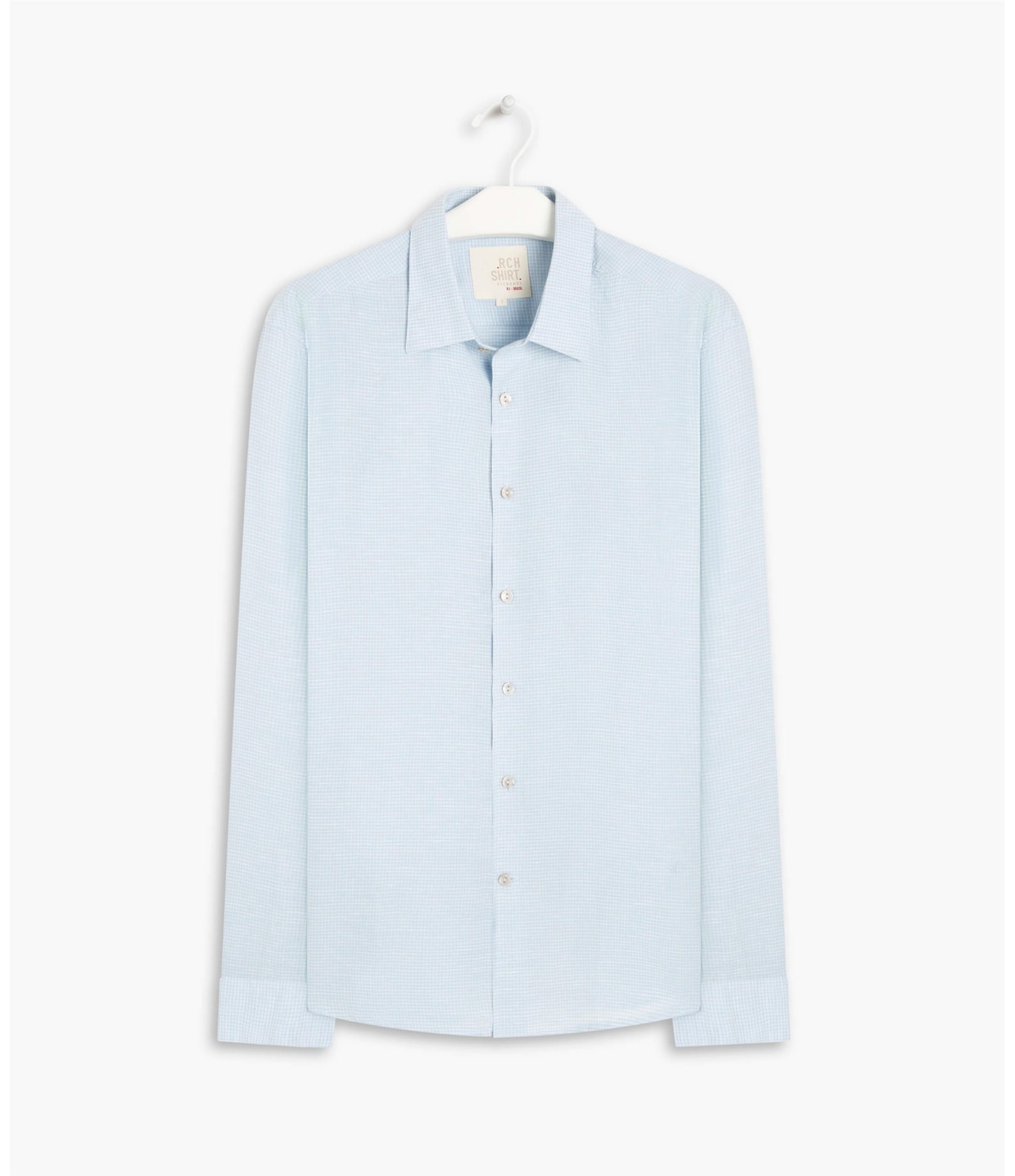 Camisa Linho  Charles Azul Claro