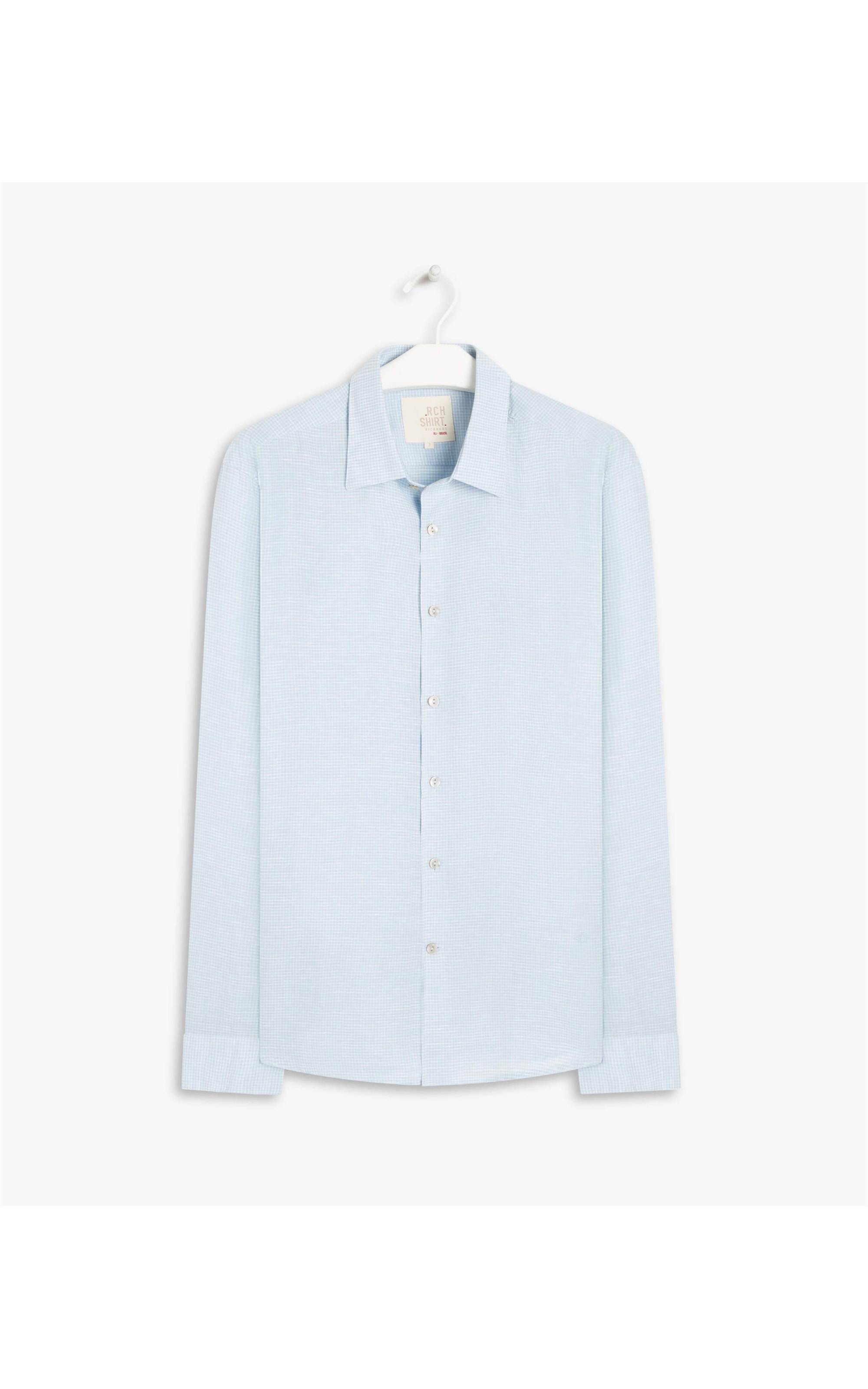 Camisa Linho  Charles Azul Claro