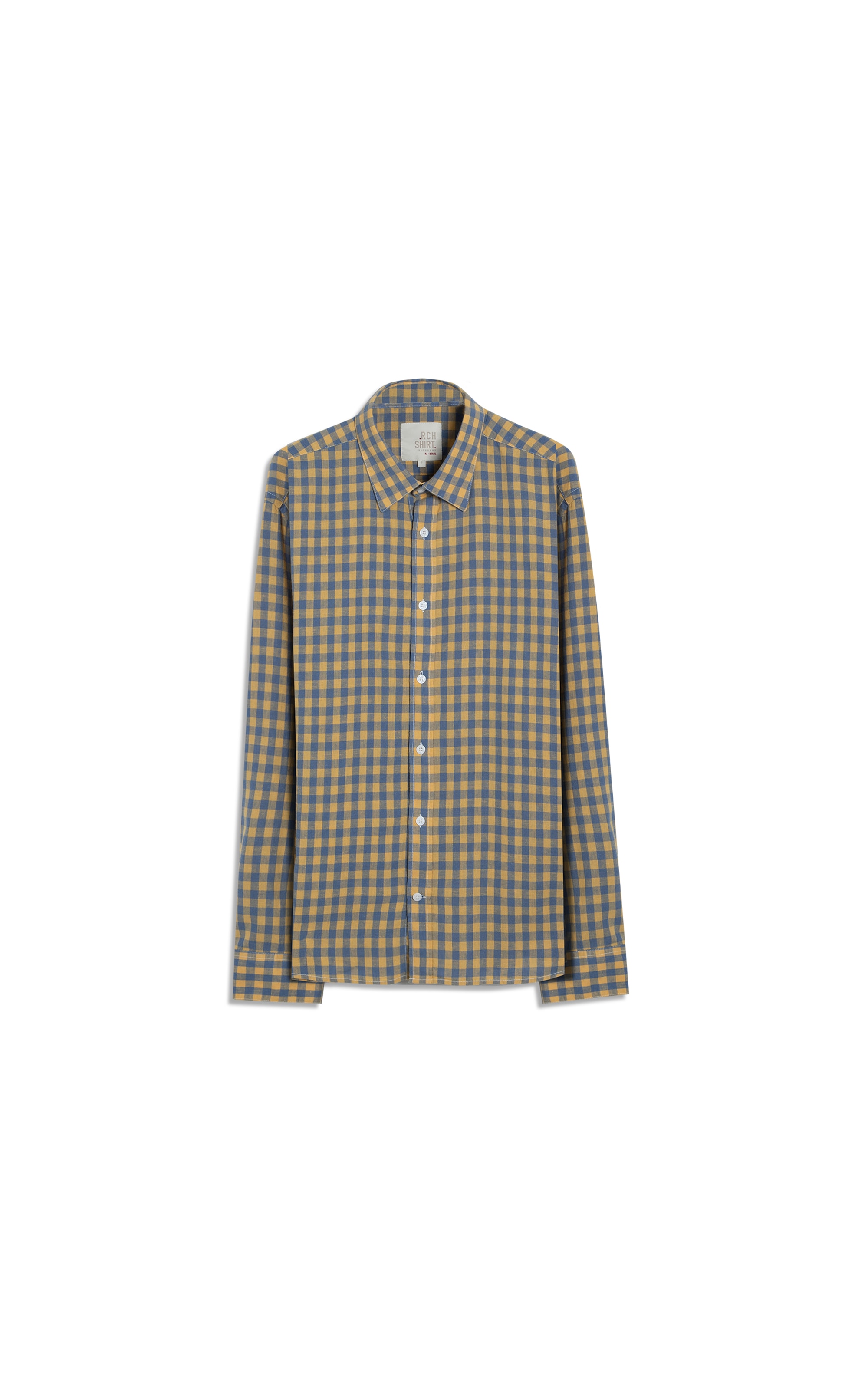 Camisa Linho  Chess Ml Amarelo