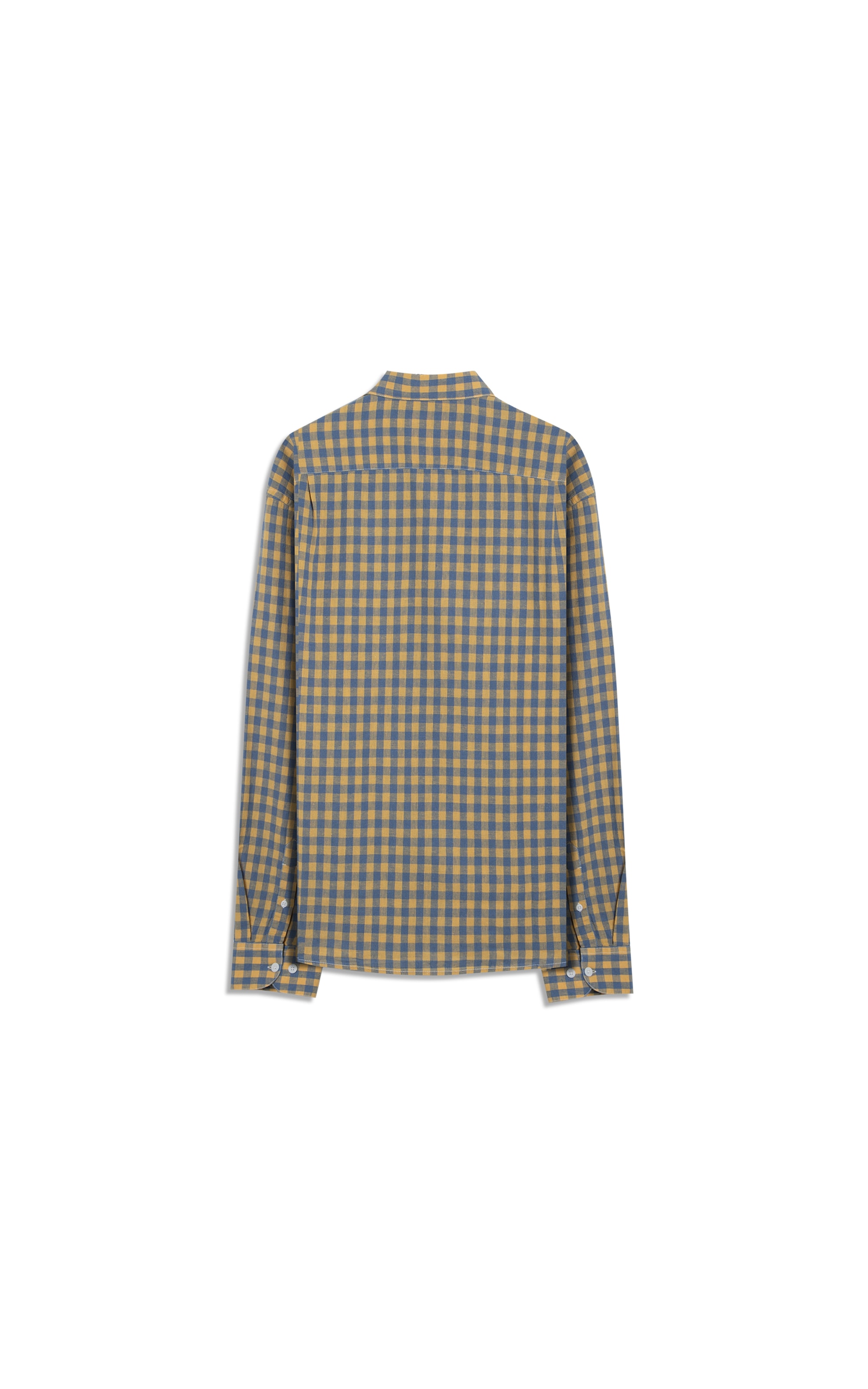 Camisa Linho  Chess Ml Amarelo