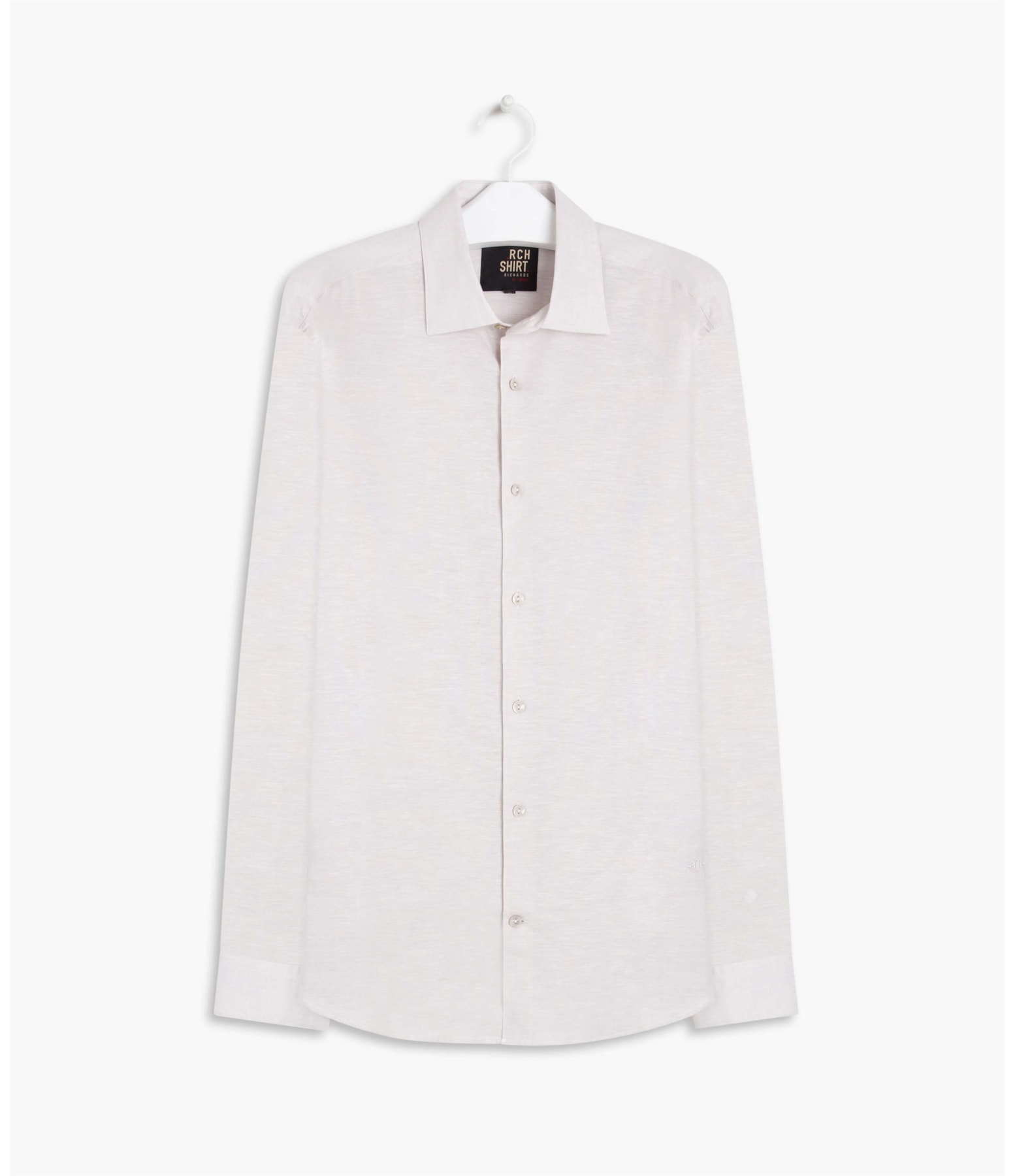 Camisa Linho Cinza Claro Royal