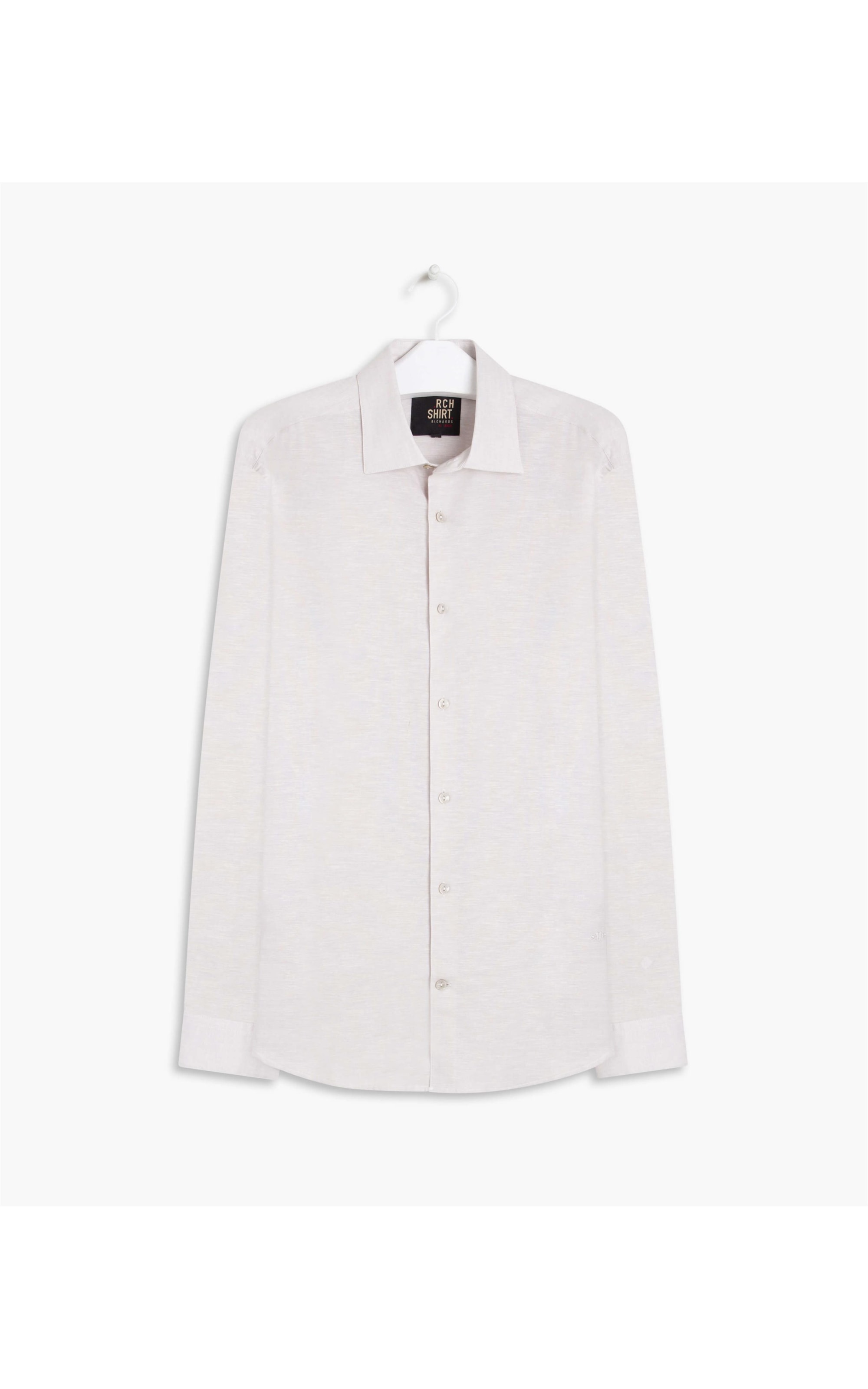 Camisa Linho Cinza Claro Royal
