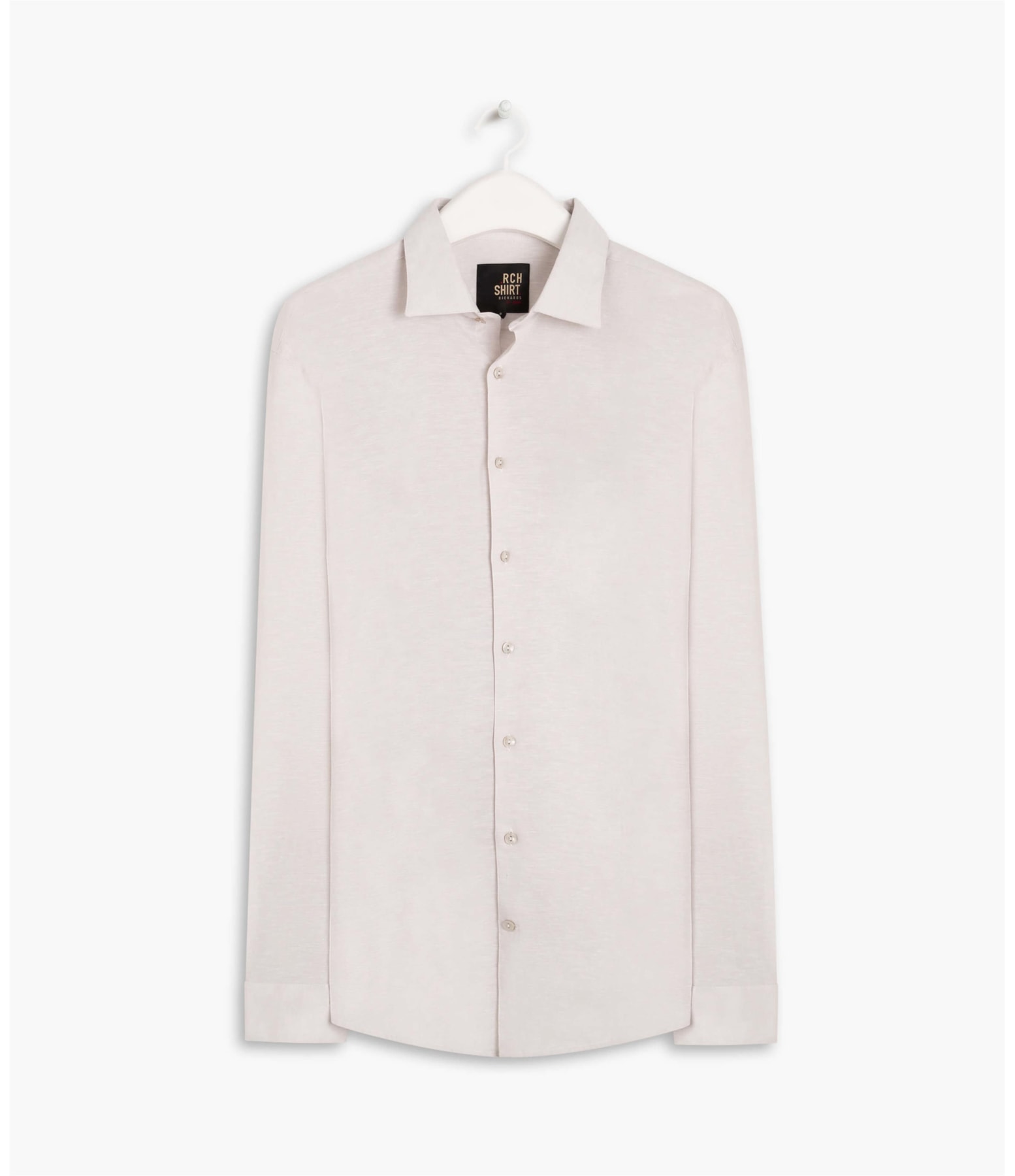 Camisa Linho Cinza Medio