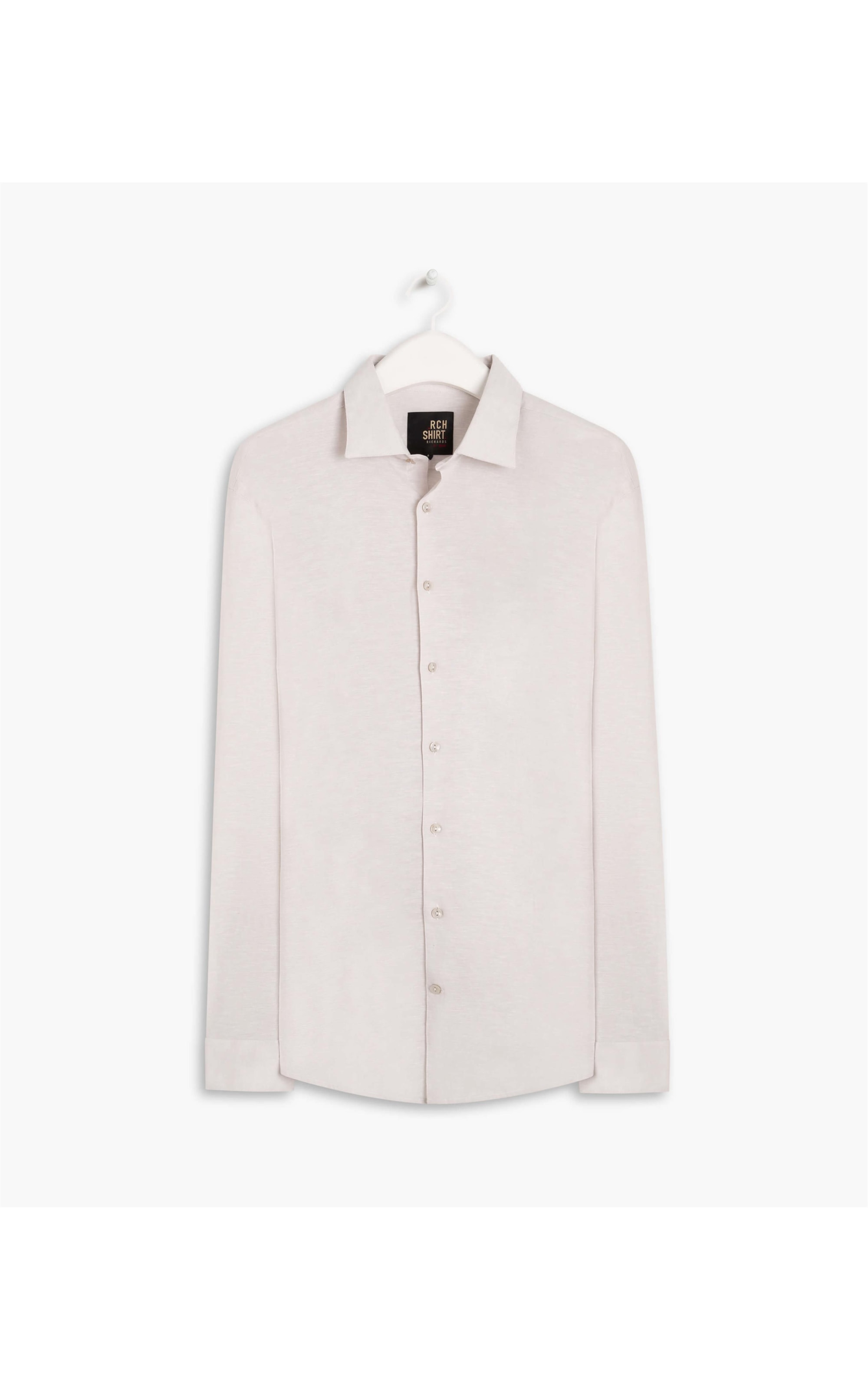 Camisa Linho Cinza Medio