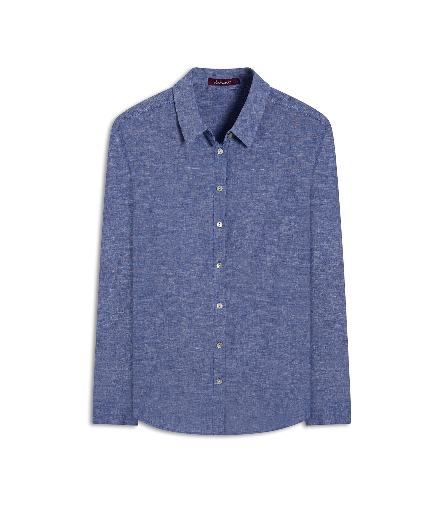 Camisa Linho  Classic  Azul Bic