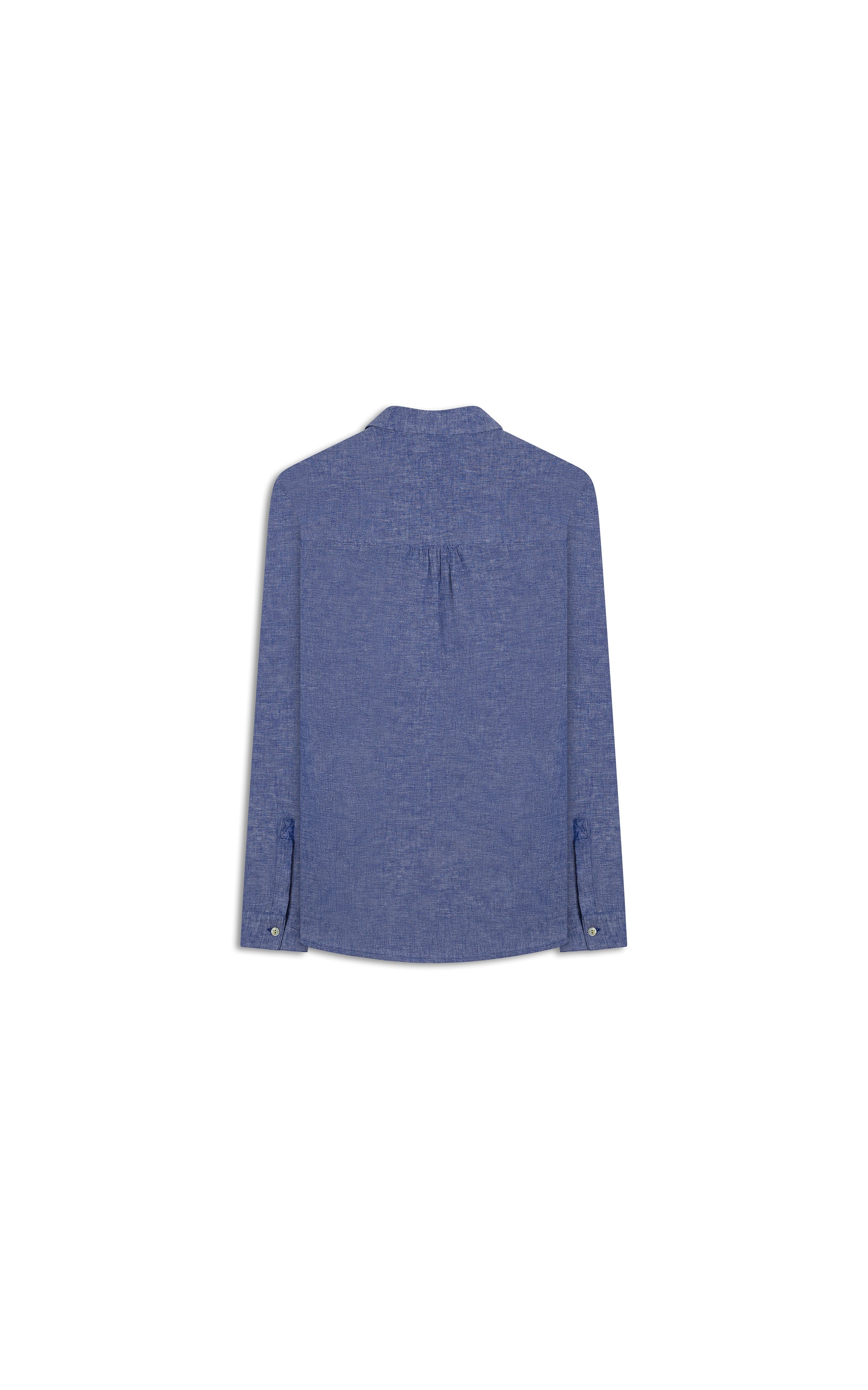 Camisa Linho  Classic  Azul Bic