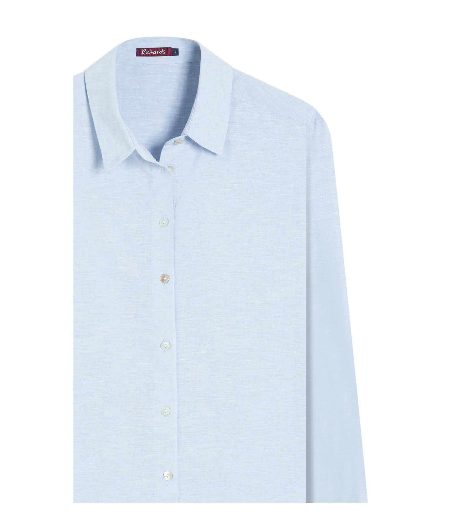Camisa Linho  Classic Azul Claro