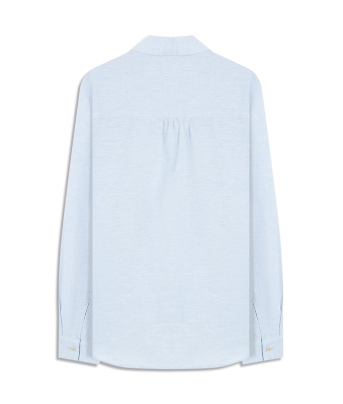 Camisa Linho  Classic Azul Claro