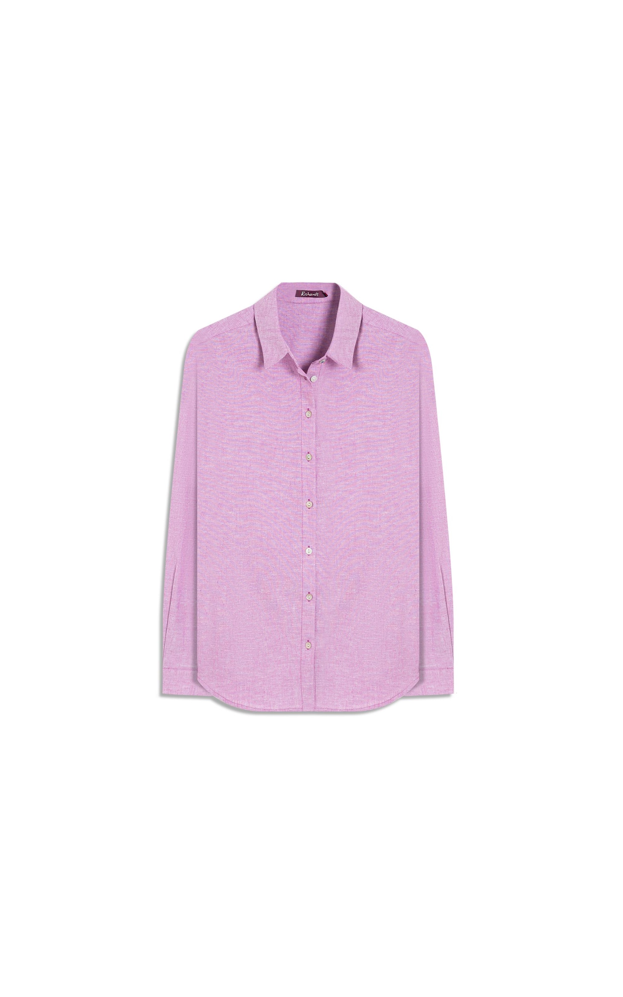 Camisa Linho  Classic Lilas