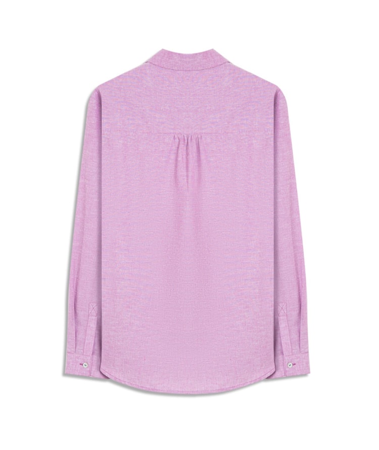Camisa Linho  Classic Lilas