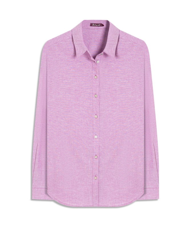 Camisa Linho  Classic Lilas