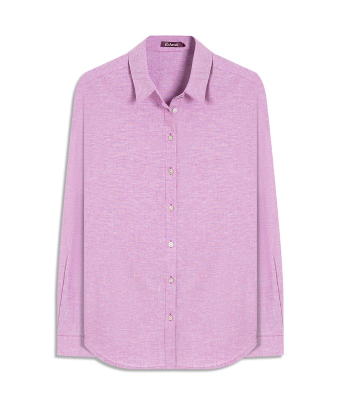 Camisa Linho  Classic Lilas