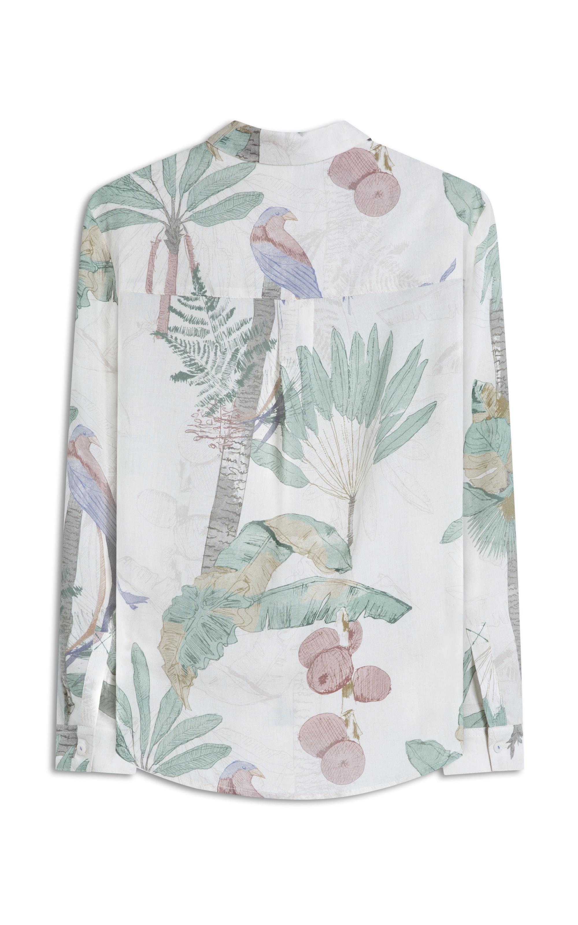 Camisa Linho  Classic Slouch Paradise  Ble Natural
