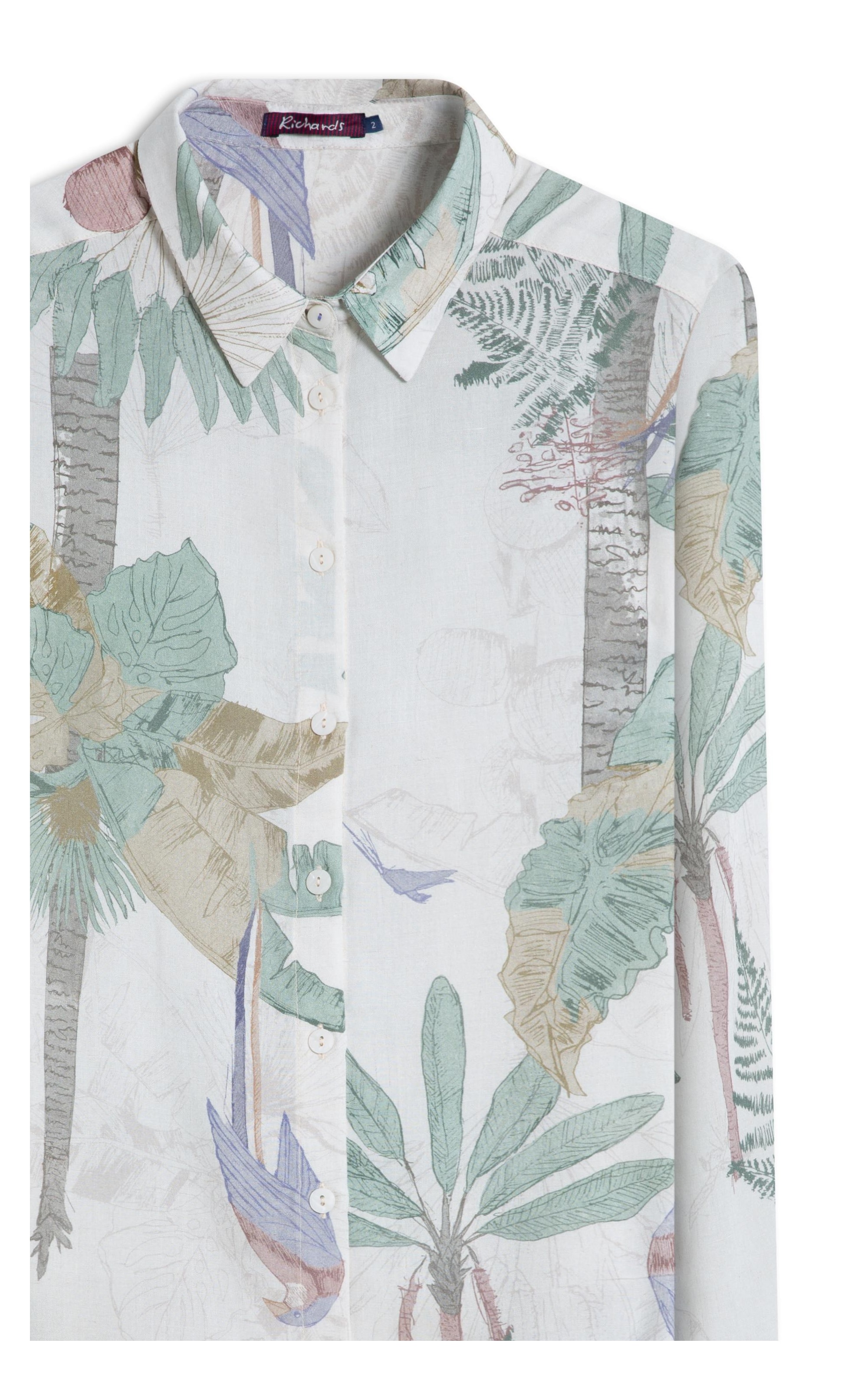 Camisa Linho  Classic Slouch Paradise  Ble Natural