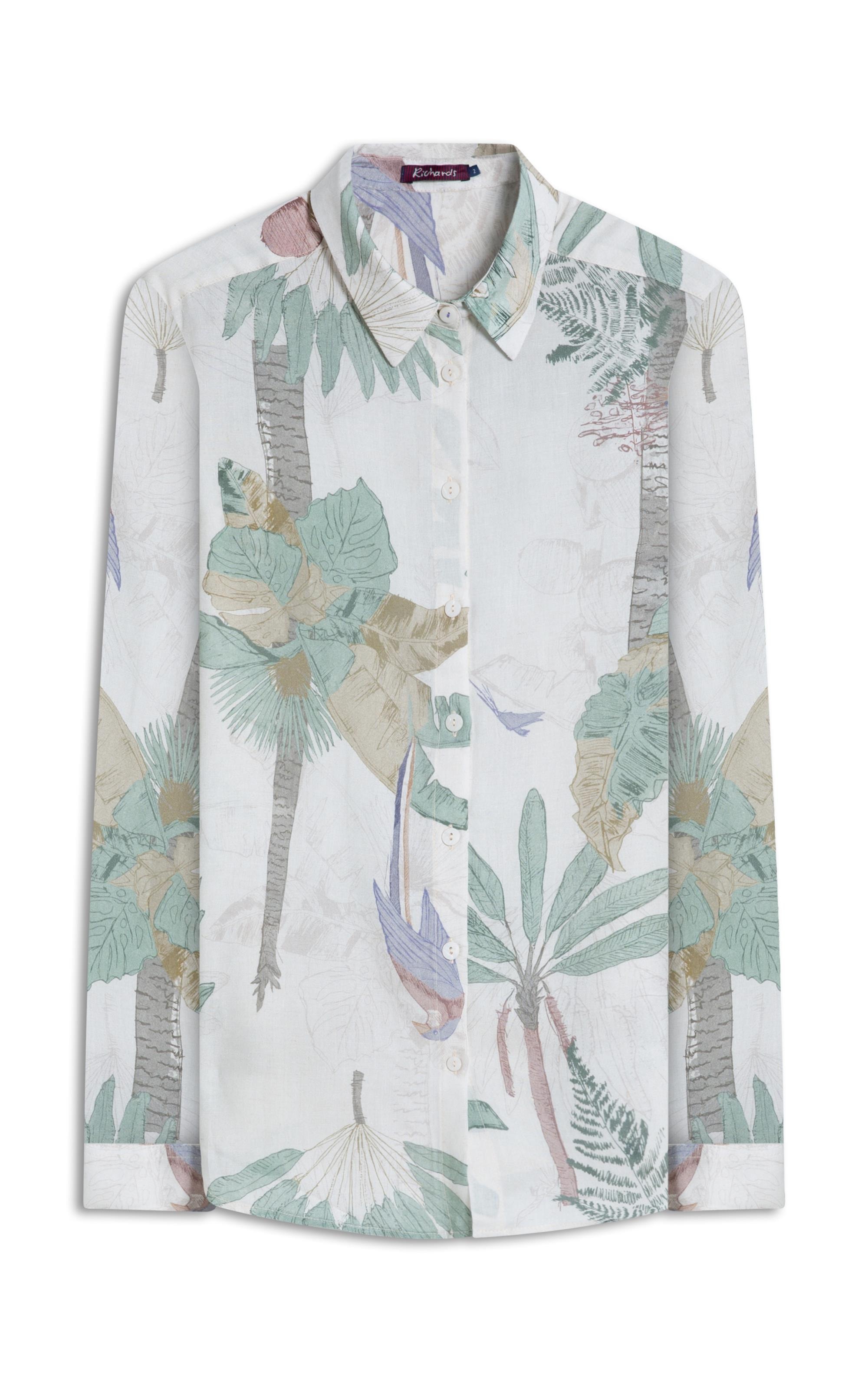 Camisa Linho  Classic Slouch Paradise  Ble Natural