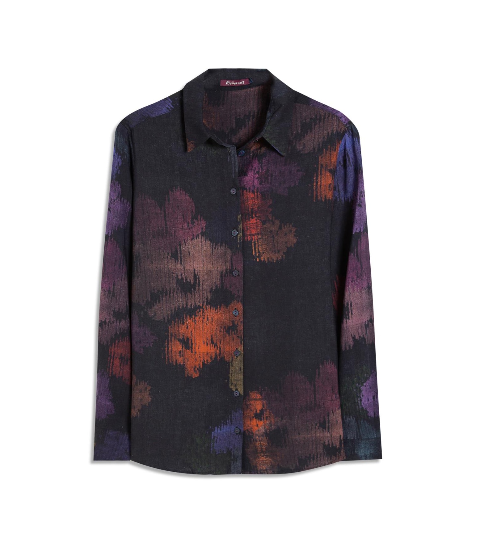 Camisa Linho  Classic Slouchy Velvet Preto