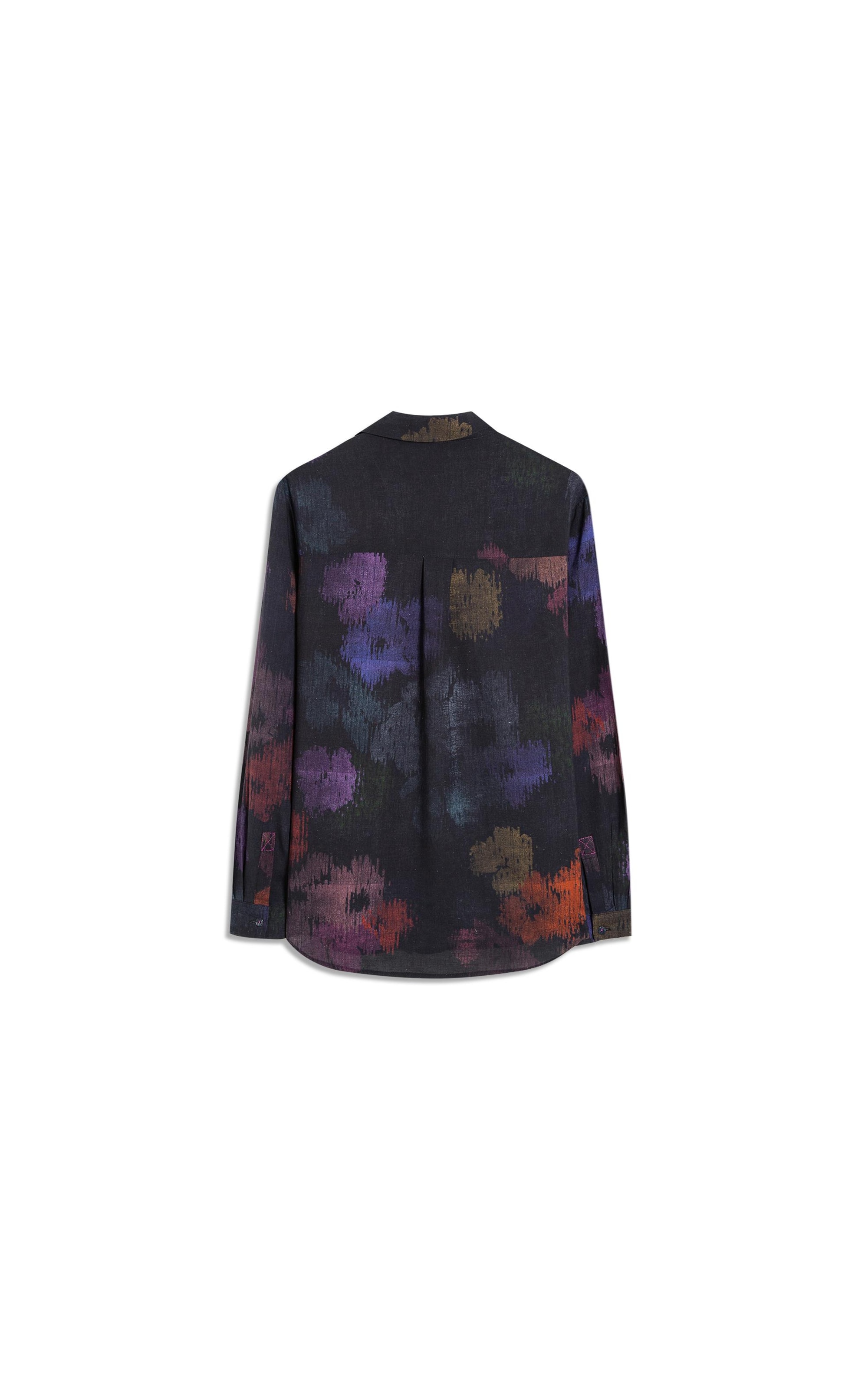 Camisa Linho  Classic Slouchy Velvet Preto