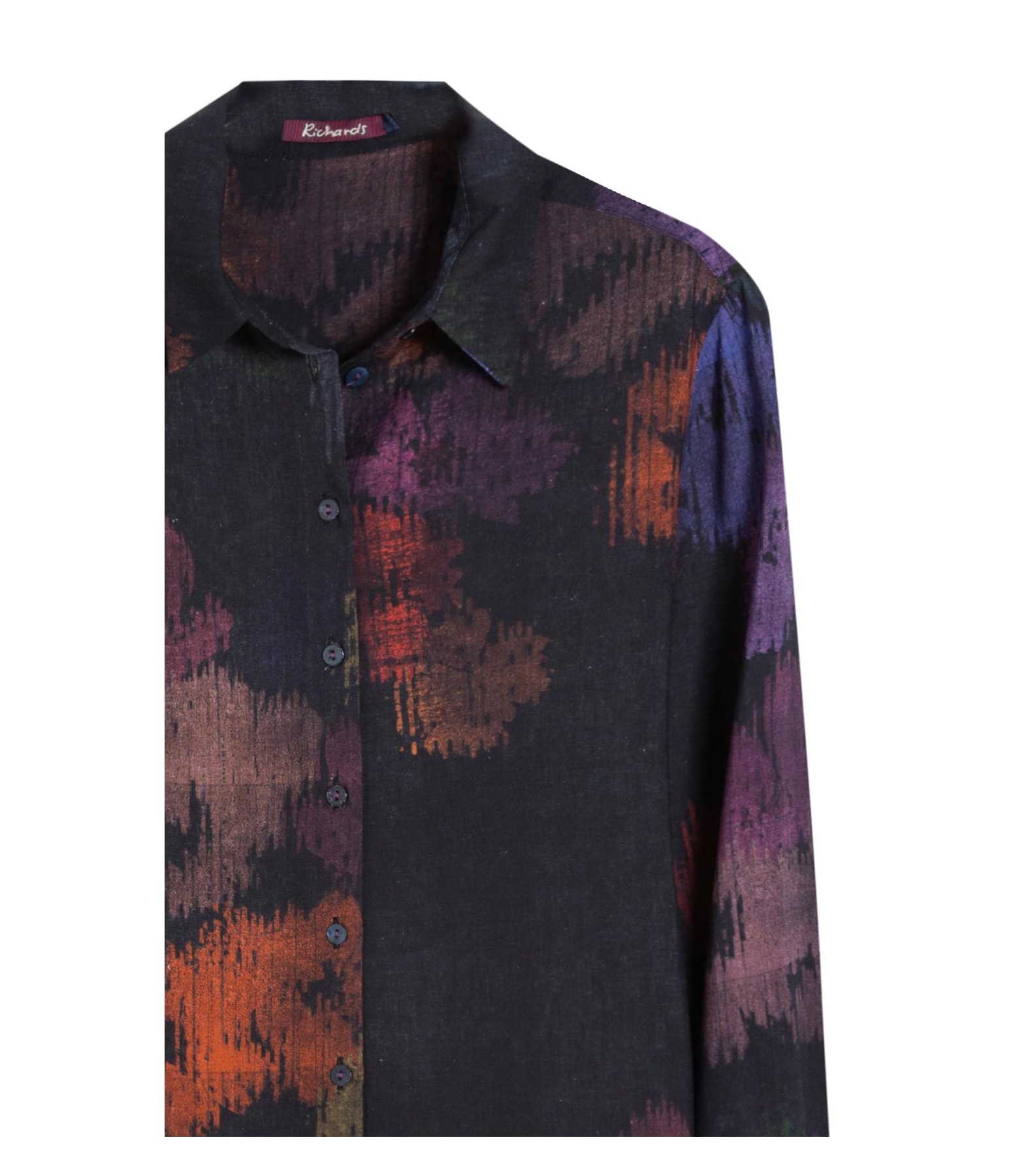 Camisa Linho  Classic Slouchy Velvet Preto