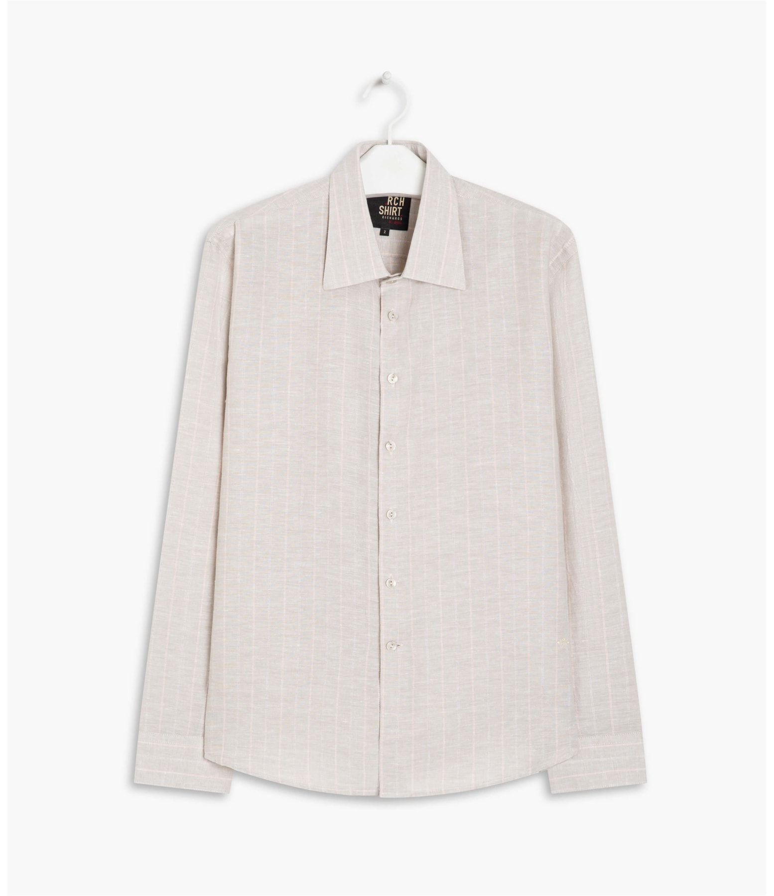 Camisa Linho  Cristiano Cinza Claro