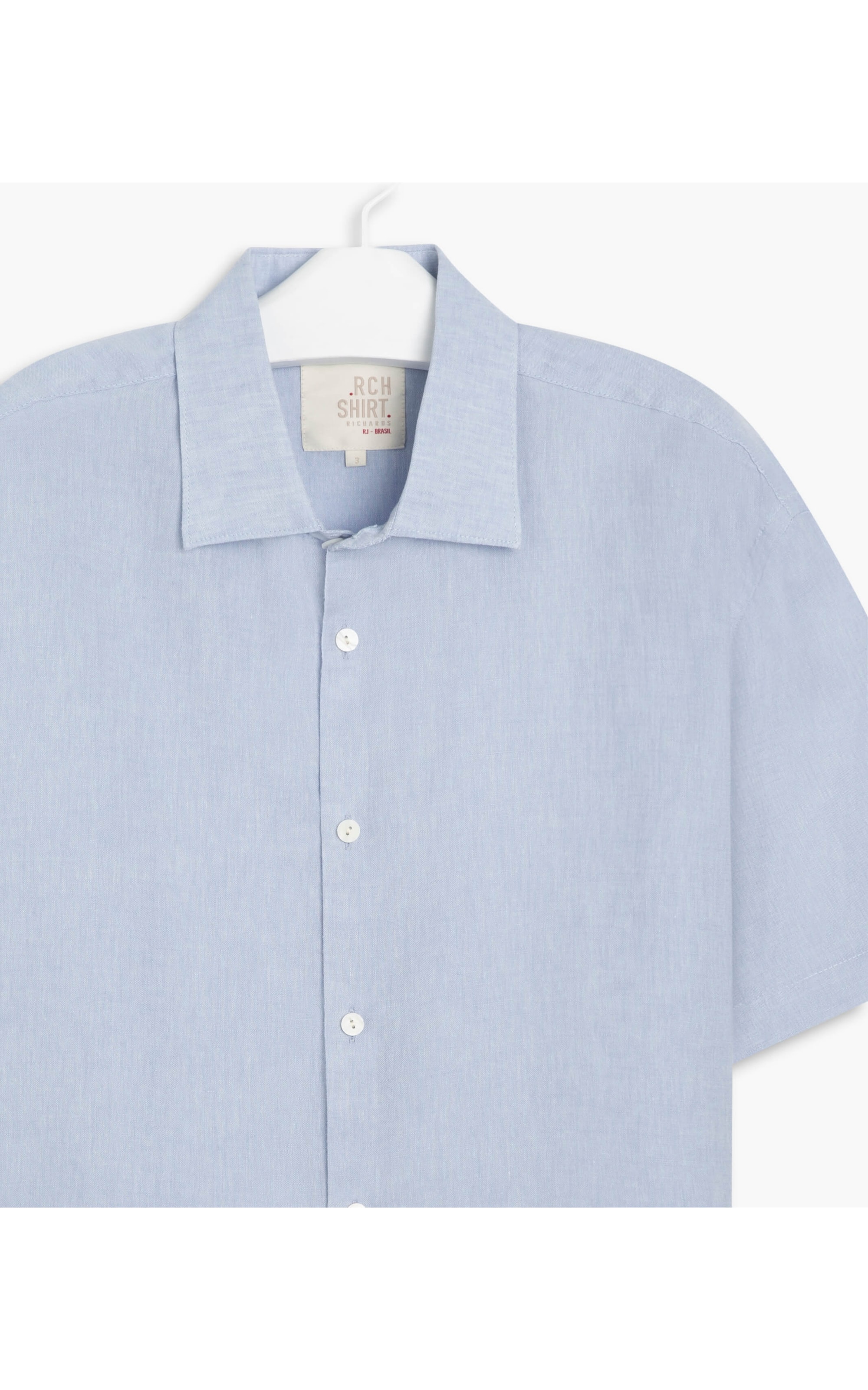 Camisa Linho  Cross Azul Bic