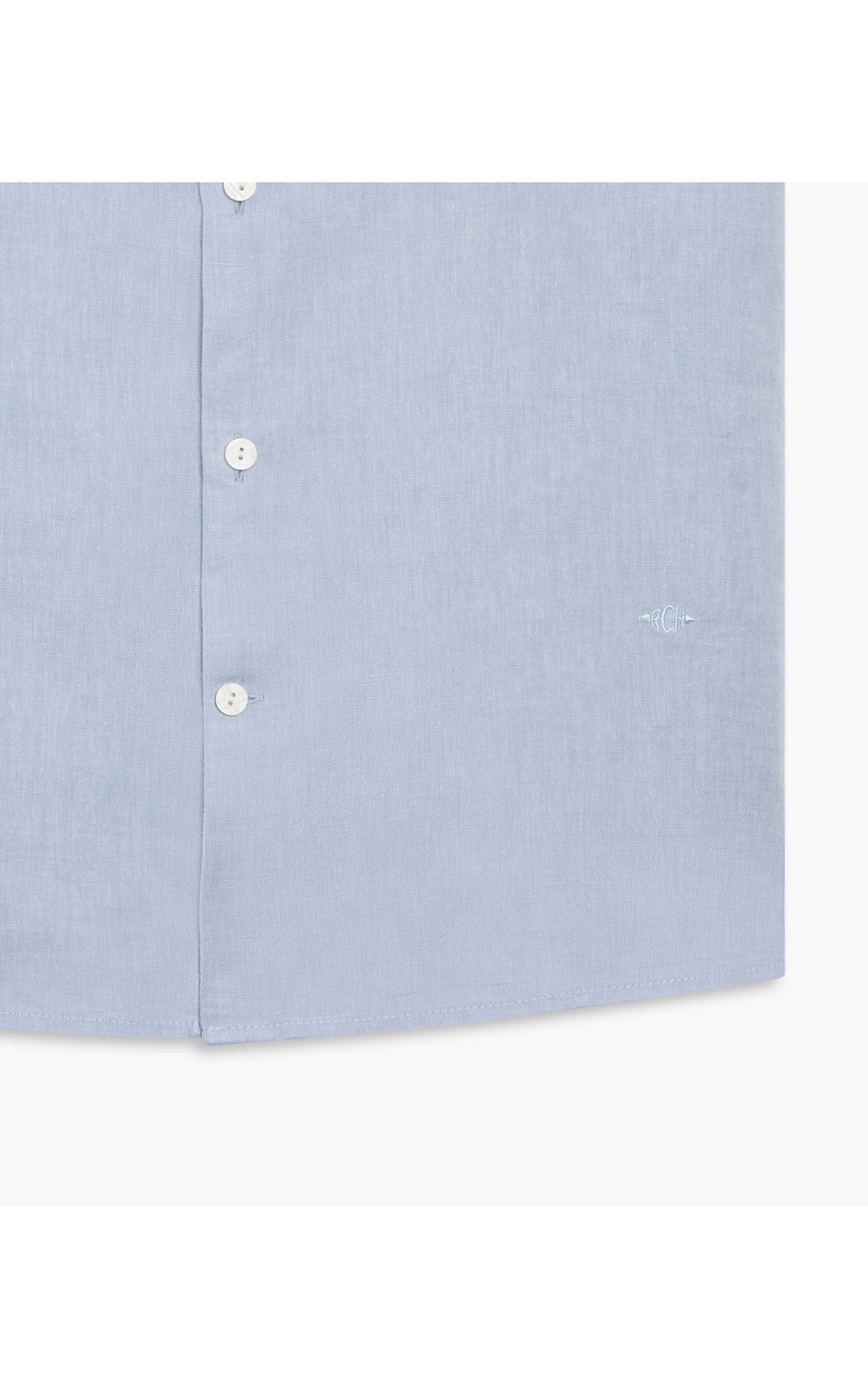 Camisa Linho  Cross Azul Bic