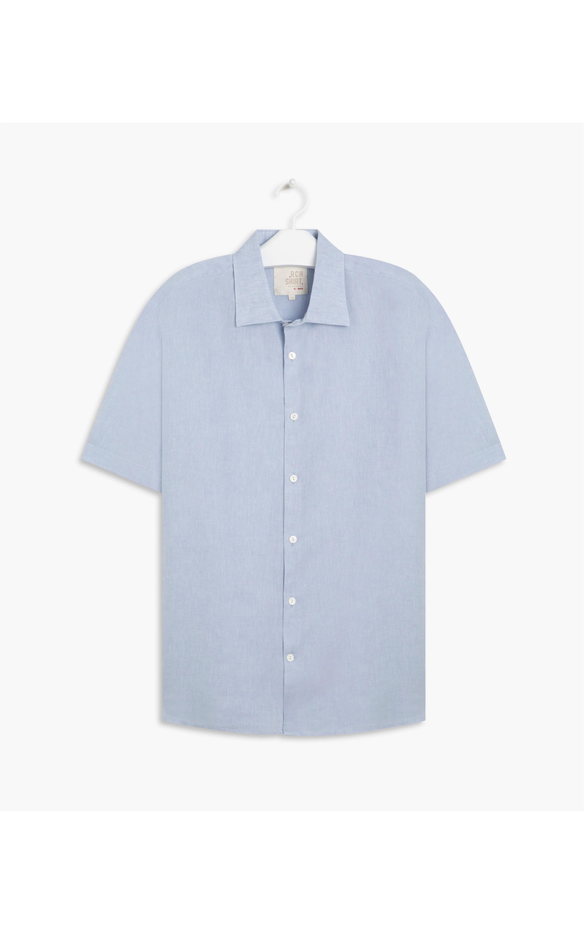 Camisa Linho  Cross Azul Bic