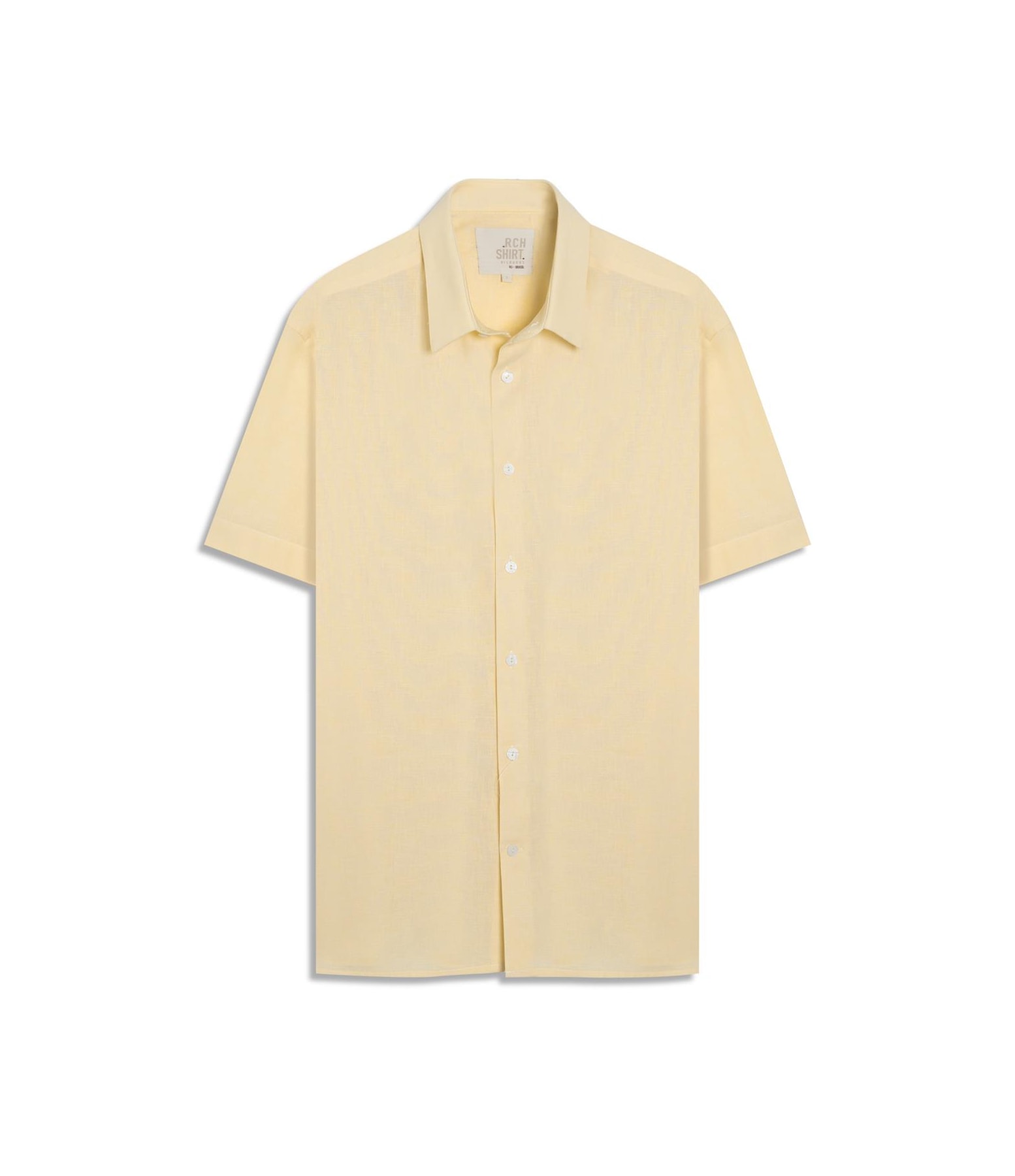 Camisa Linho  Cross Day Mc Amarelo