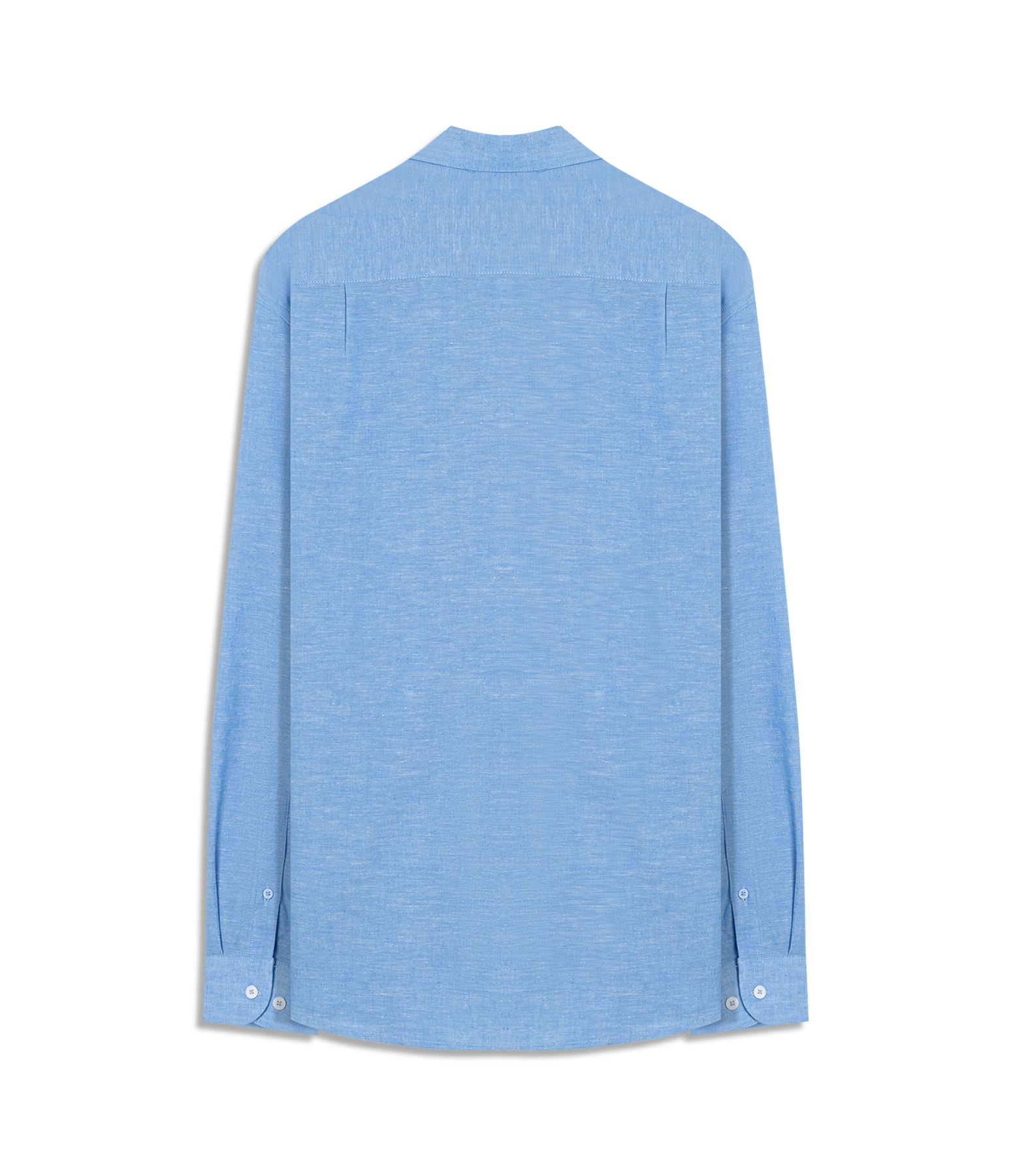 Camisa Linho  Cross Day Ml Azul Bic