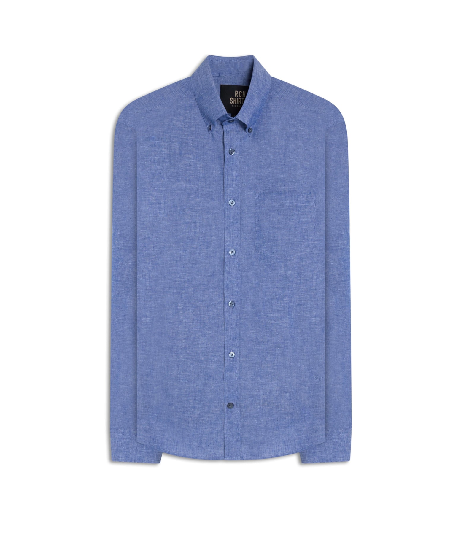 Camisa Linho  Cross Day Ml Dark Navy