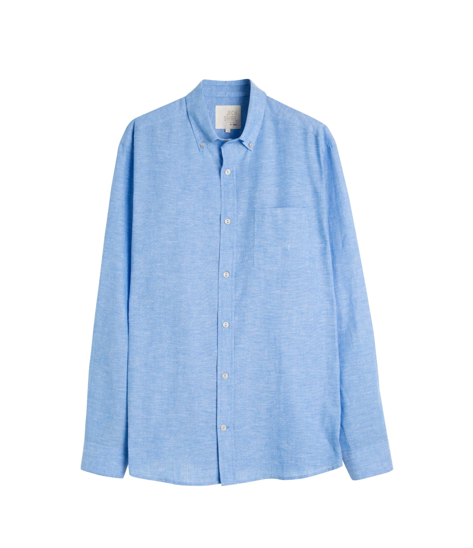 Camisa Linho  Cross Day Ml Marinho