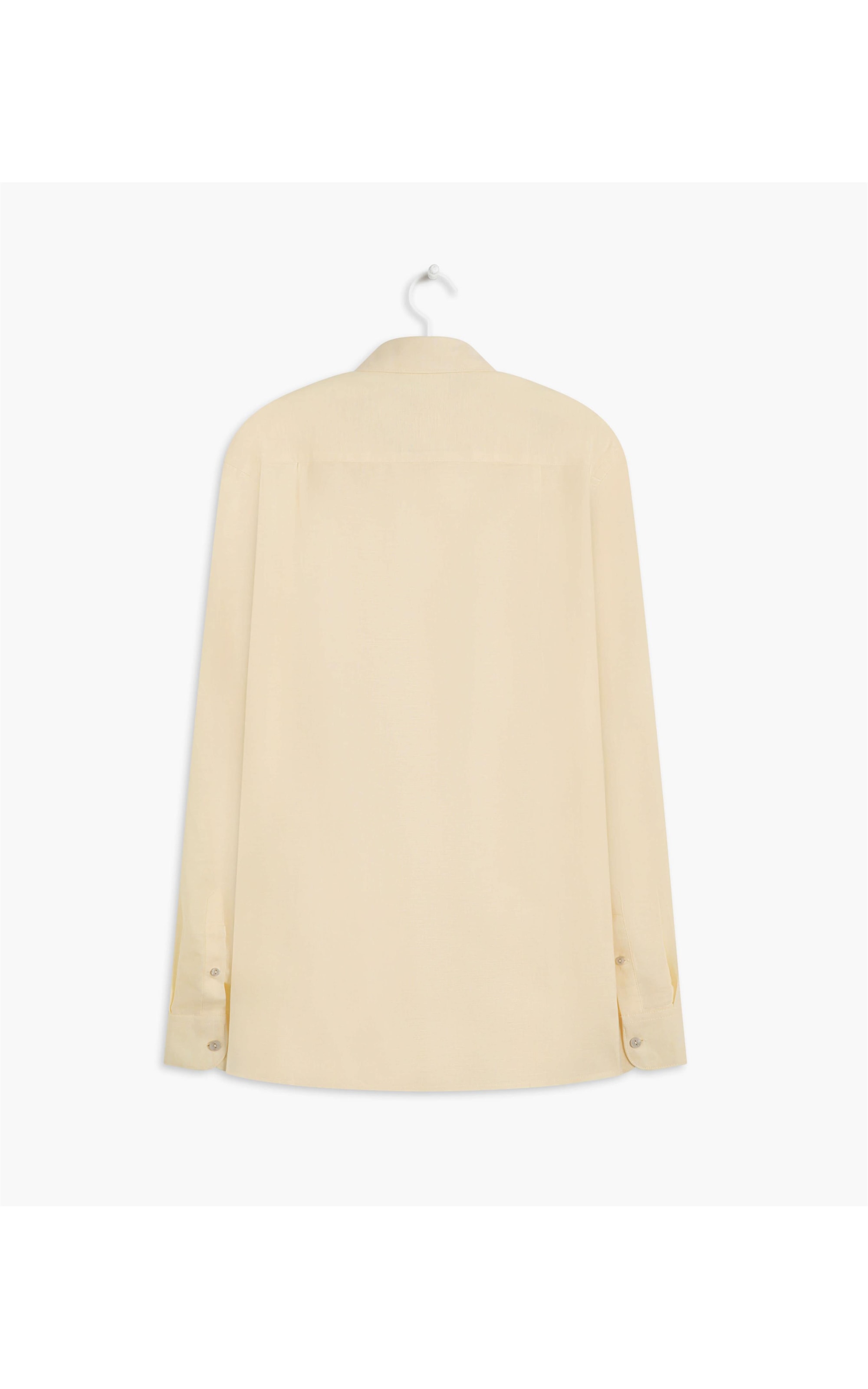 Camisa Linho  Cross Dye Amarelo