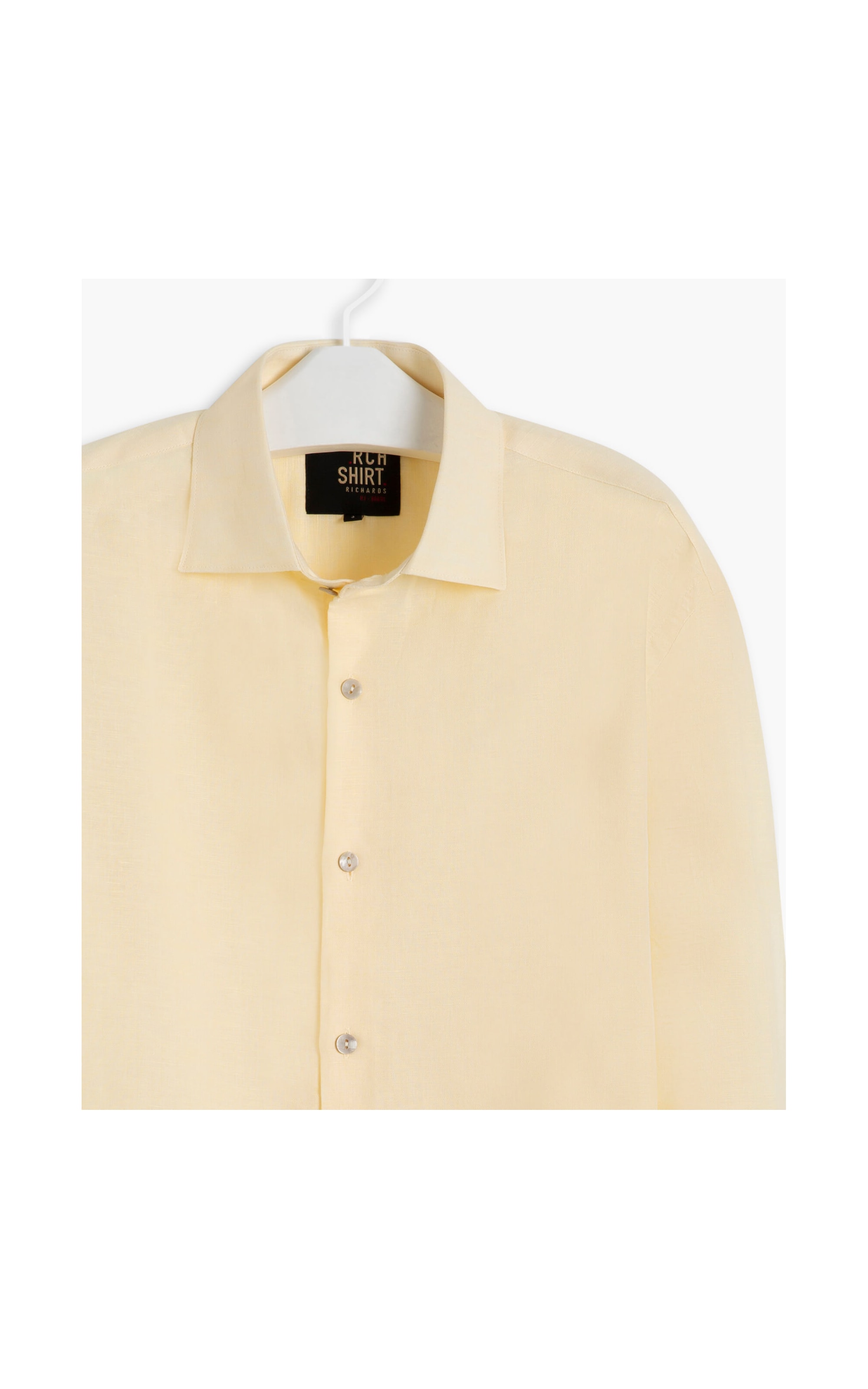 Camisa Linho  Cross Dye Amarelo