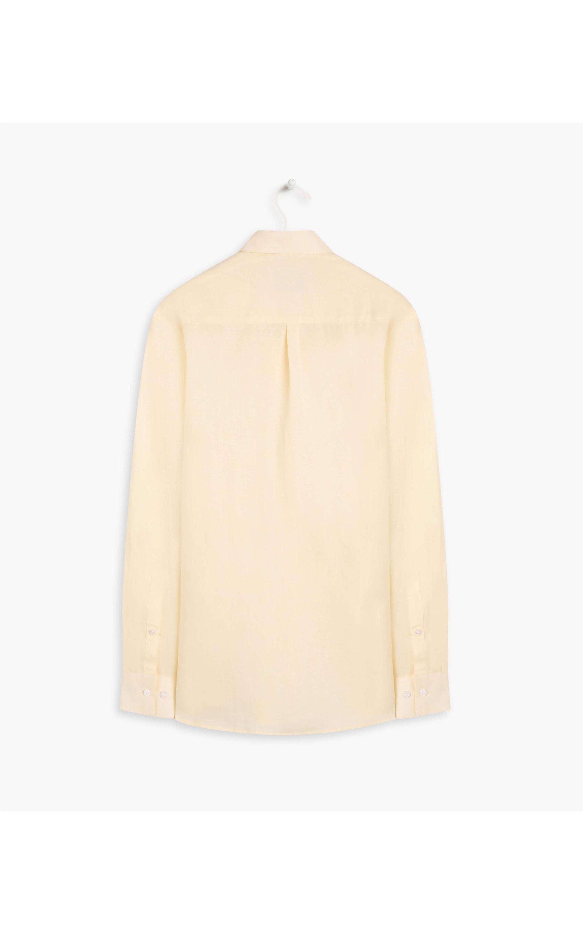 Camisa Linho  Cross Dye Amarelo