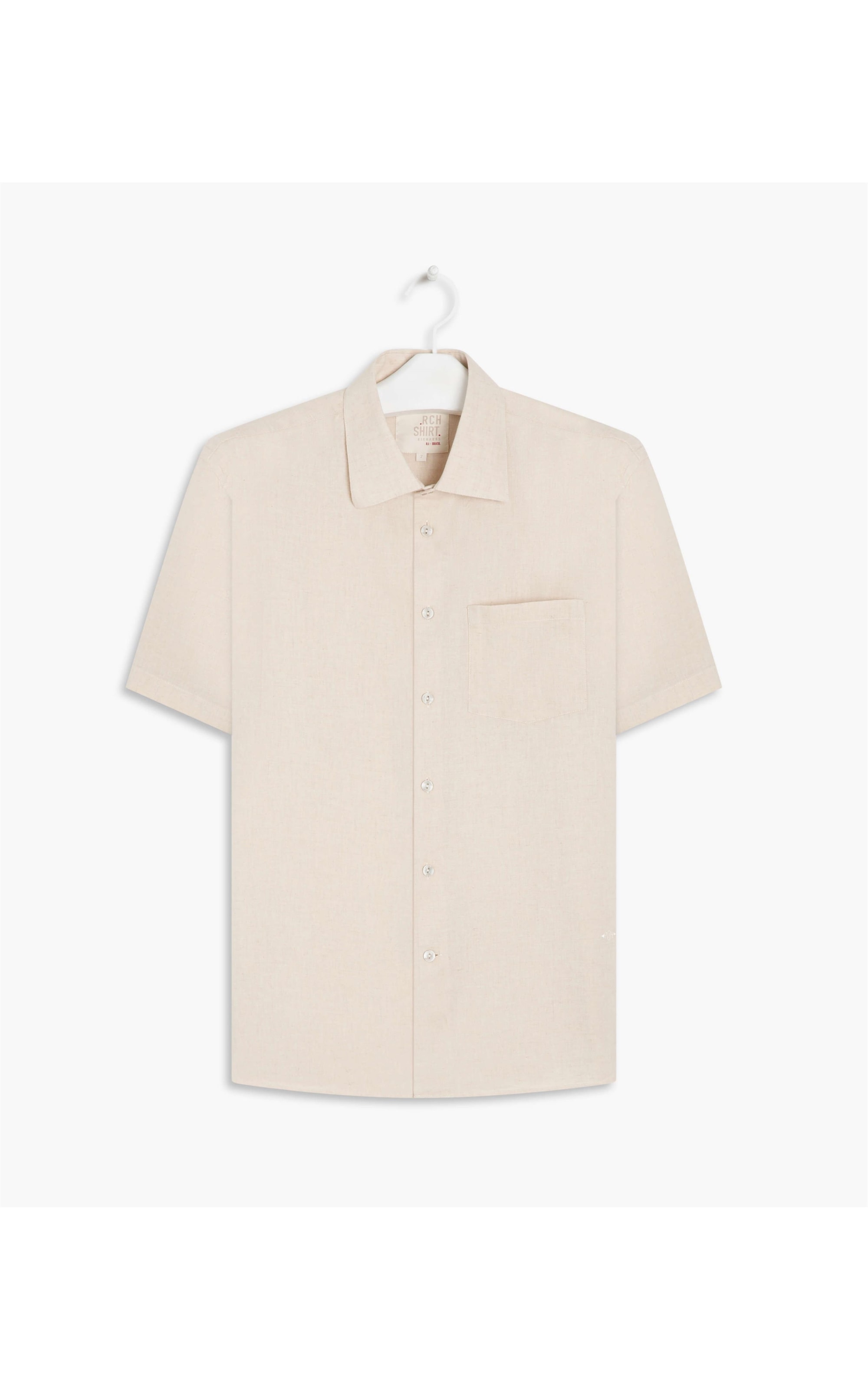 Camisa Linho  Cross Dye Areia