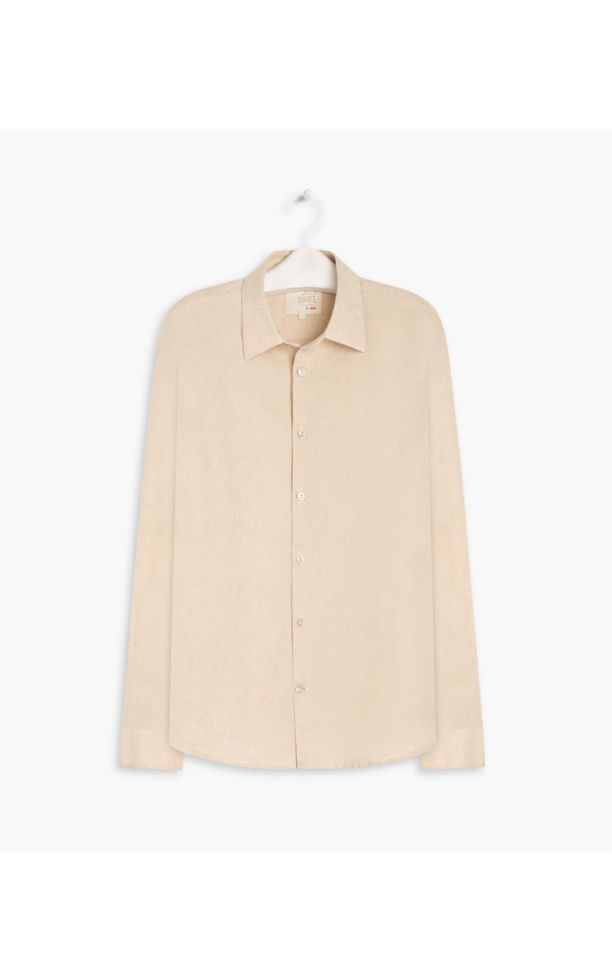 Camisa Linho  Cross Dye Areia