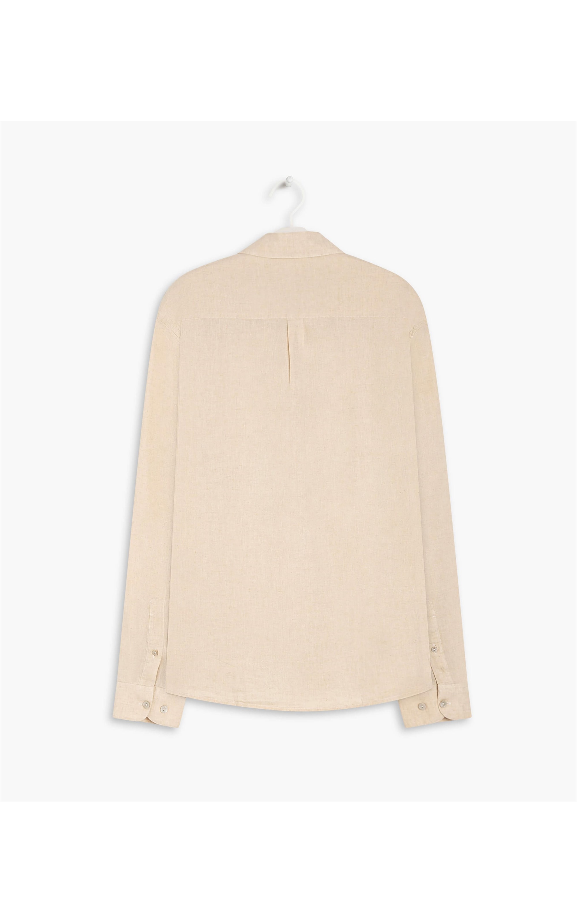 Camisa Linho  Cross Dye Areia