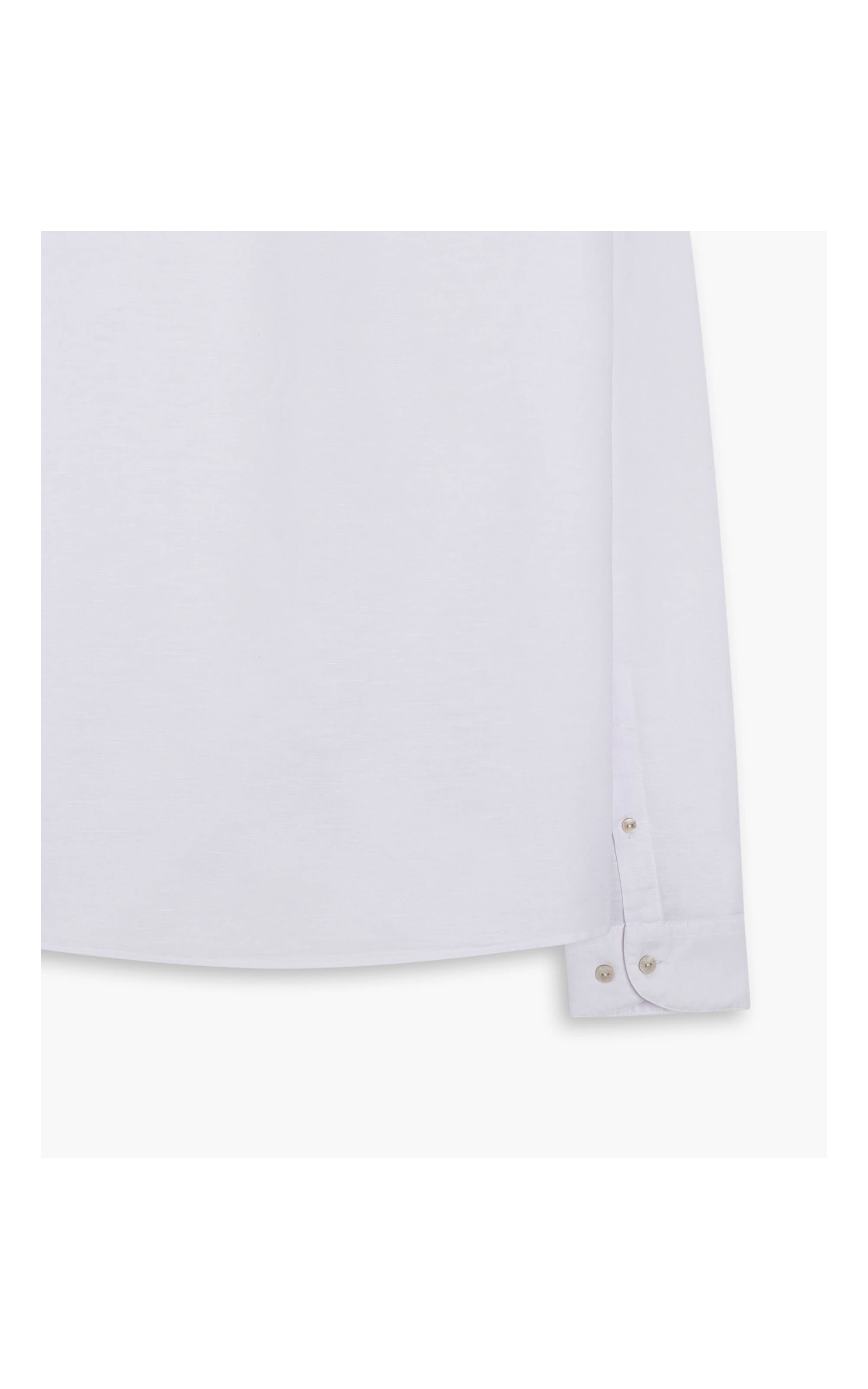 Camisa Linho  Cross Dye Branco