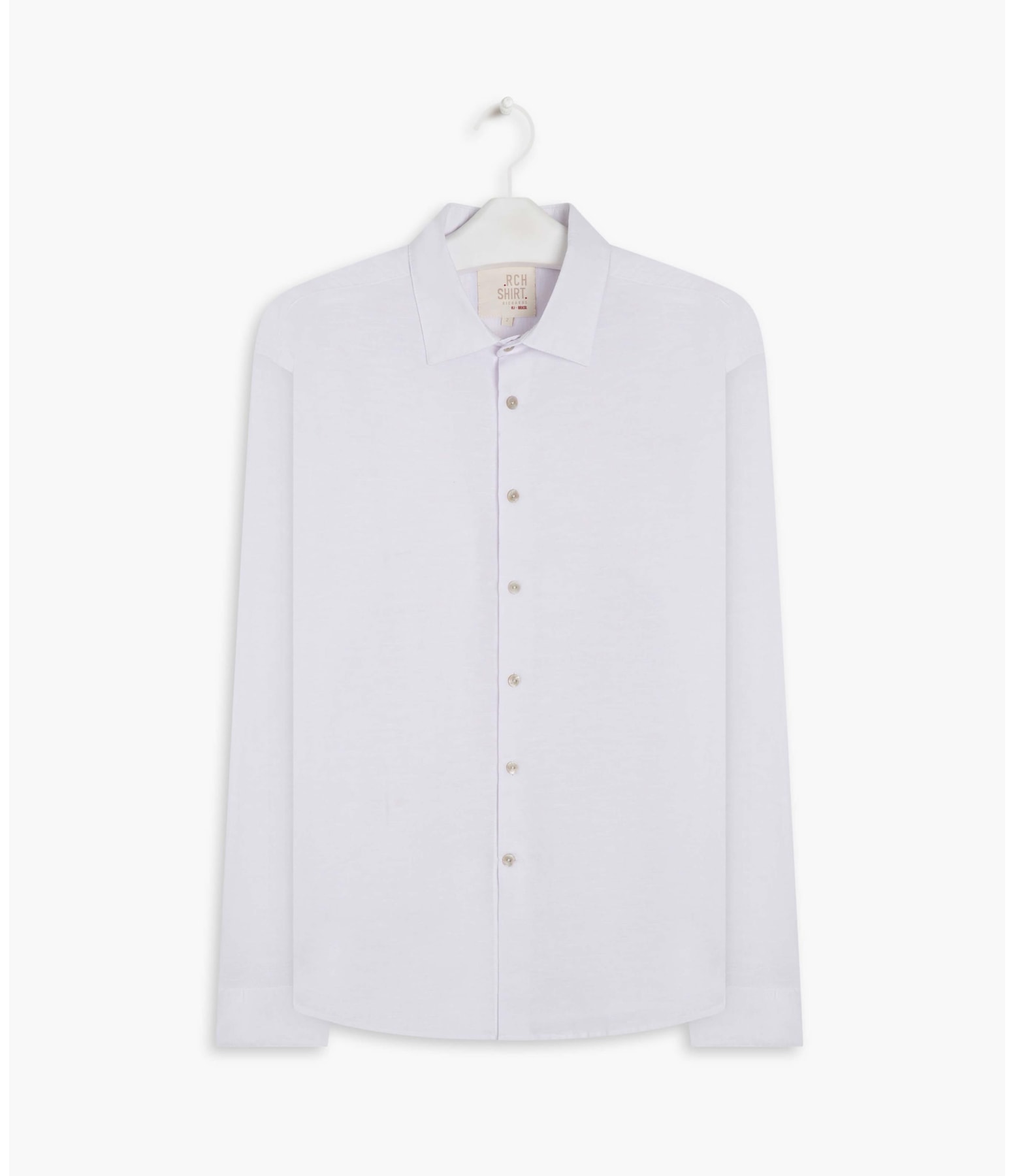 Camisa Linho  Cross Dye Branco