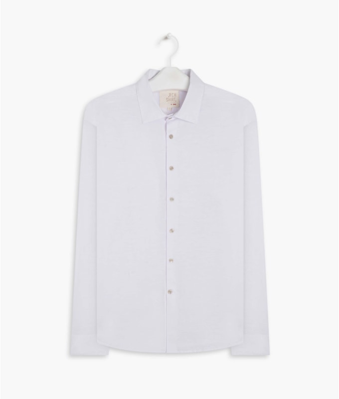 Camisa Linho  Cross Dye Branco