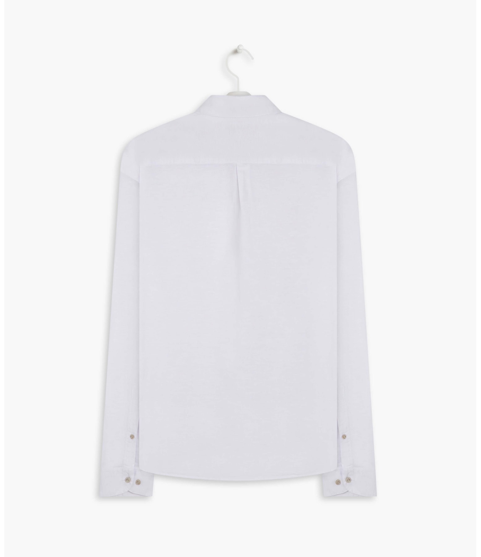 Camisa Linho  Cross Dye Branco