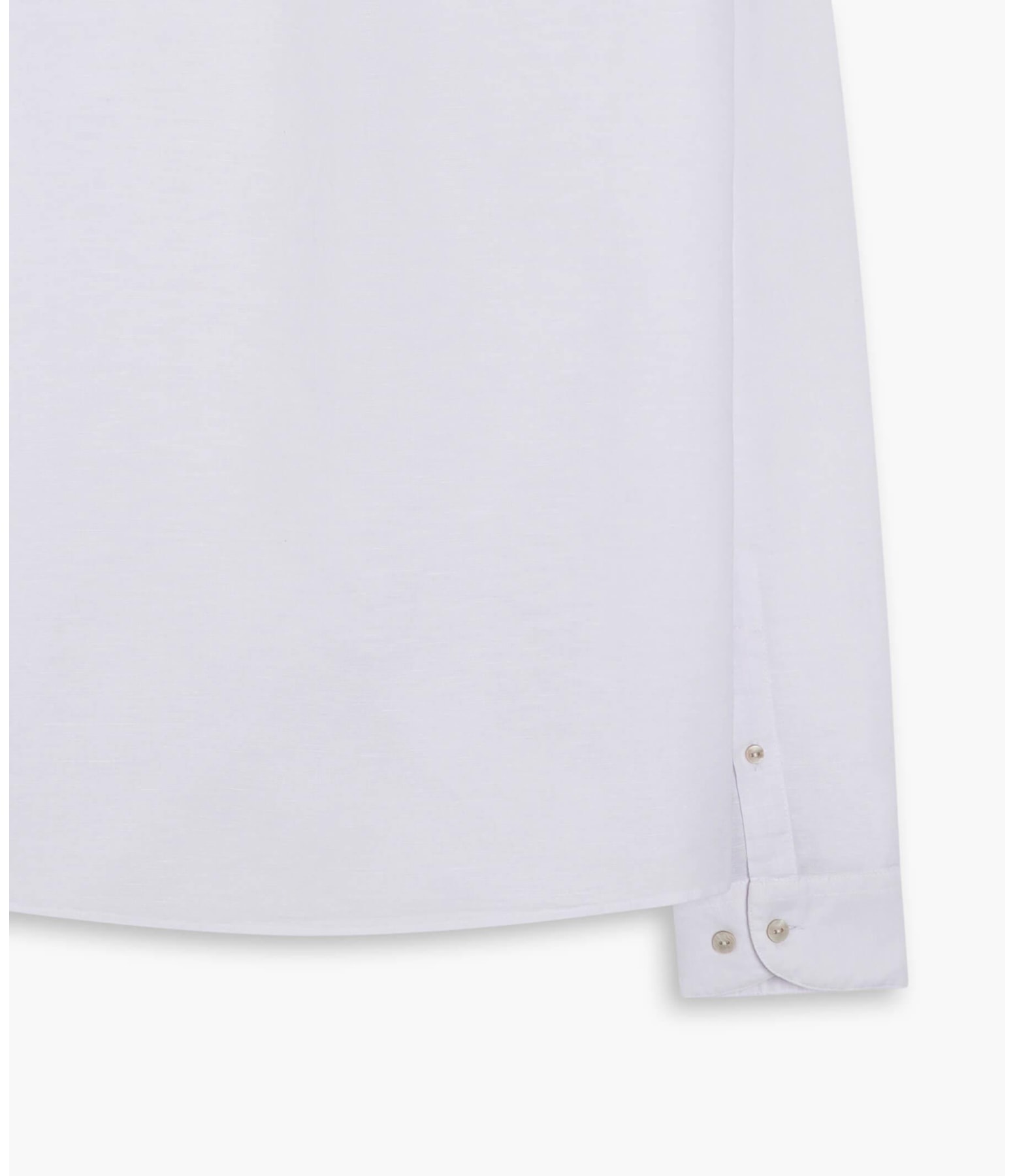 Camisa Linho  Cross Dye Branco