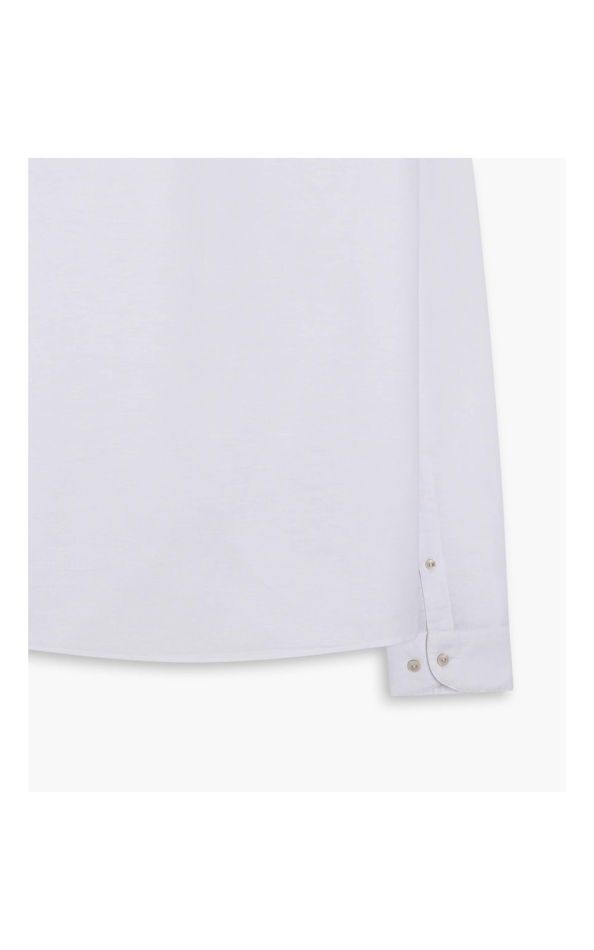 Camisa Linho  Cross Dye Branco