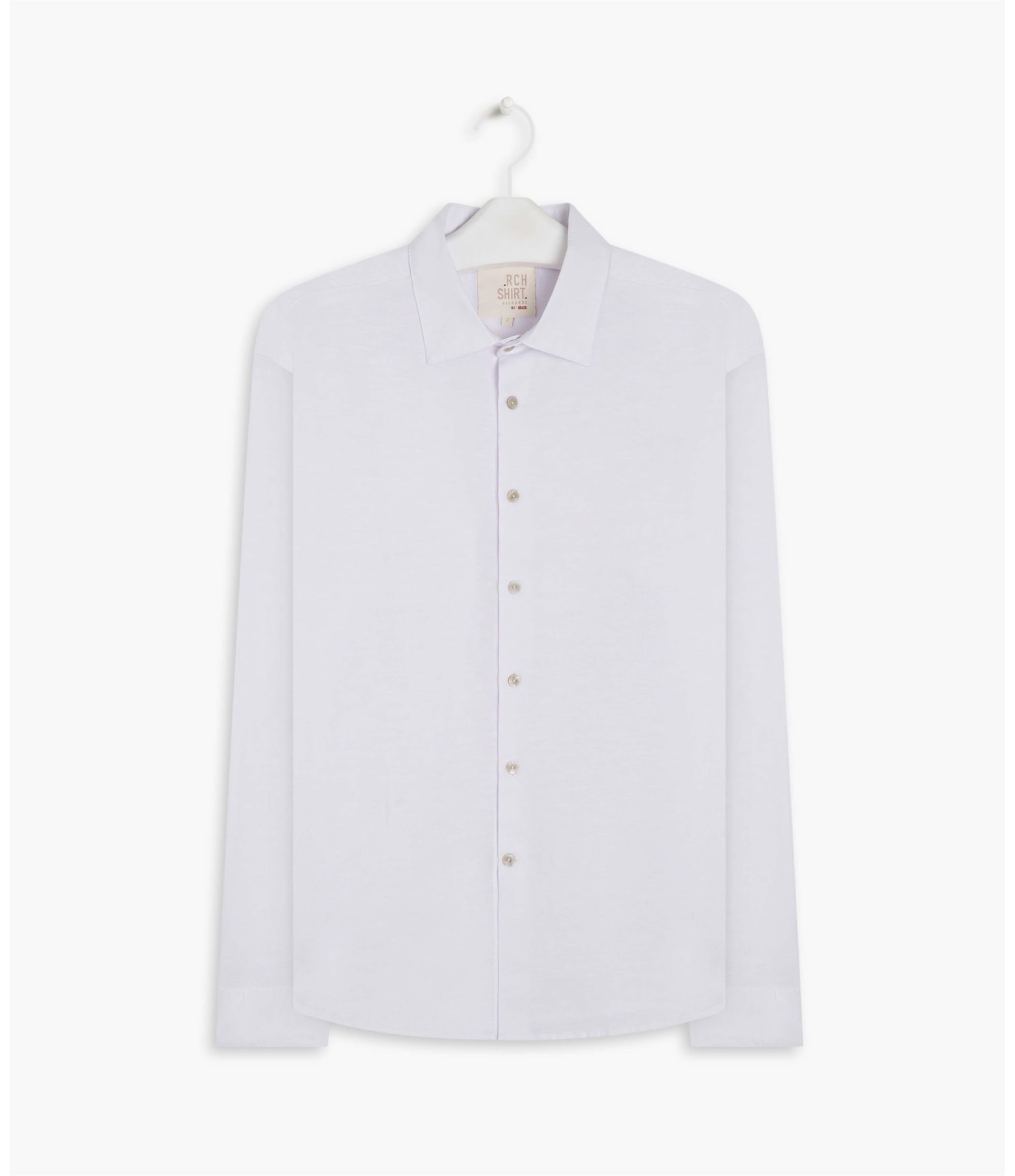 Camisa Linho  Cross Dye Branco