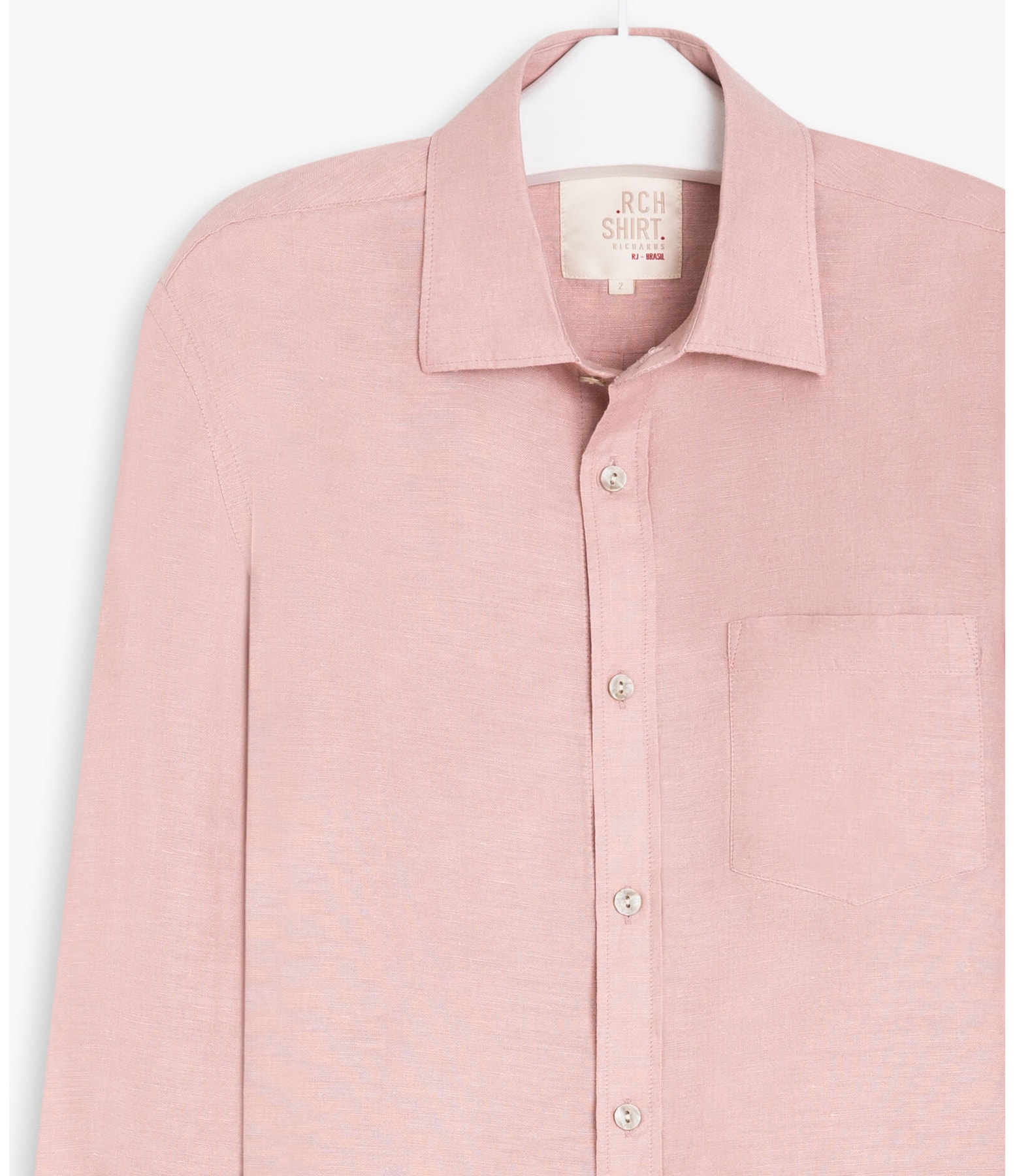 Camisa Linho  Cross Dye Chá